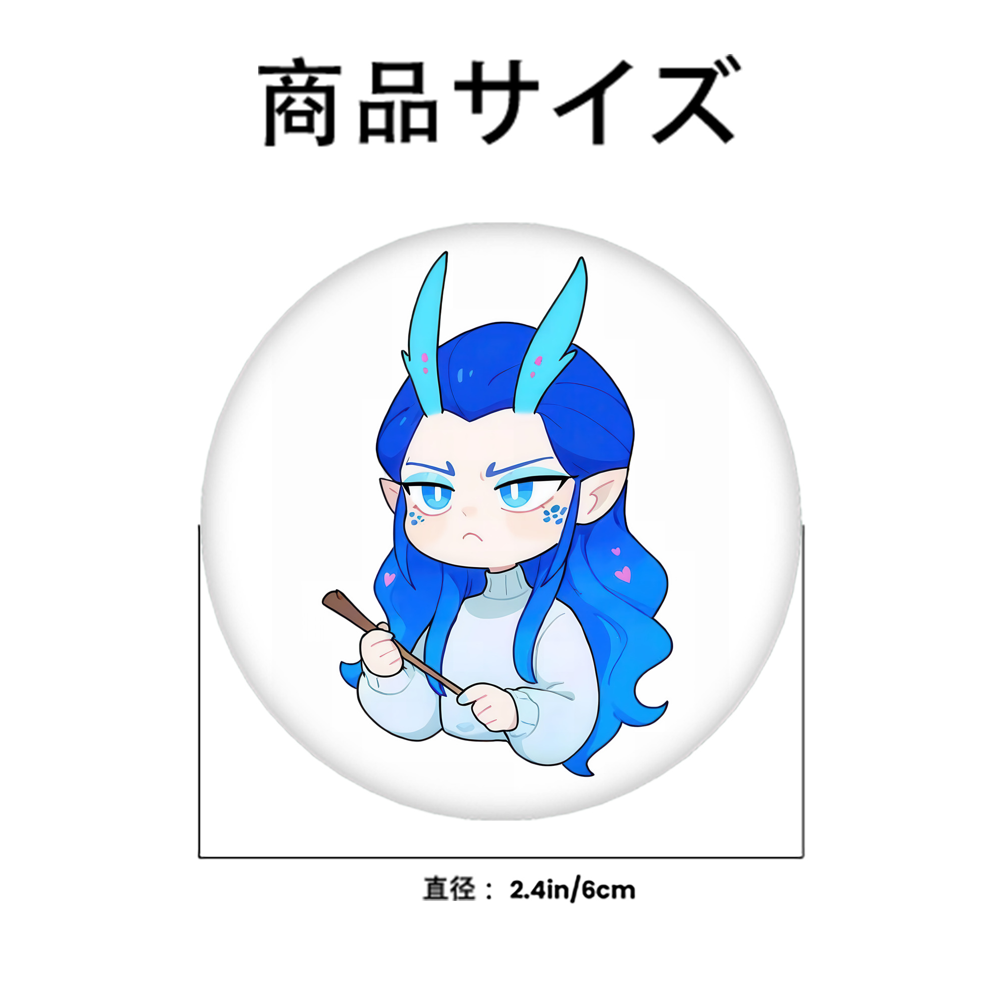Ne Zha 2 ナタ 魔童の大暴れ 6cm 缶バッジ 複数セット