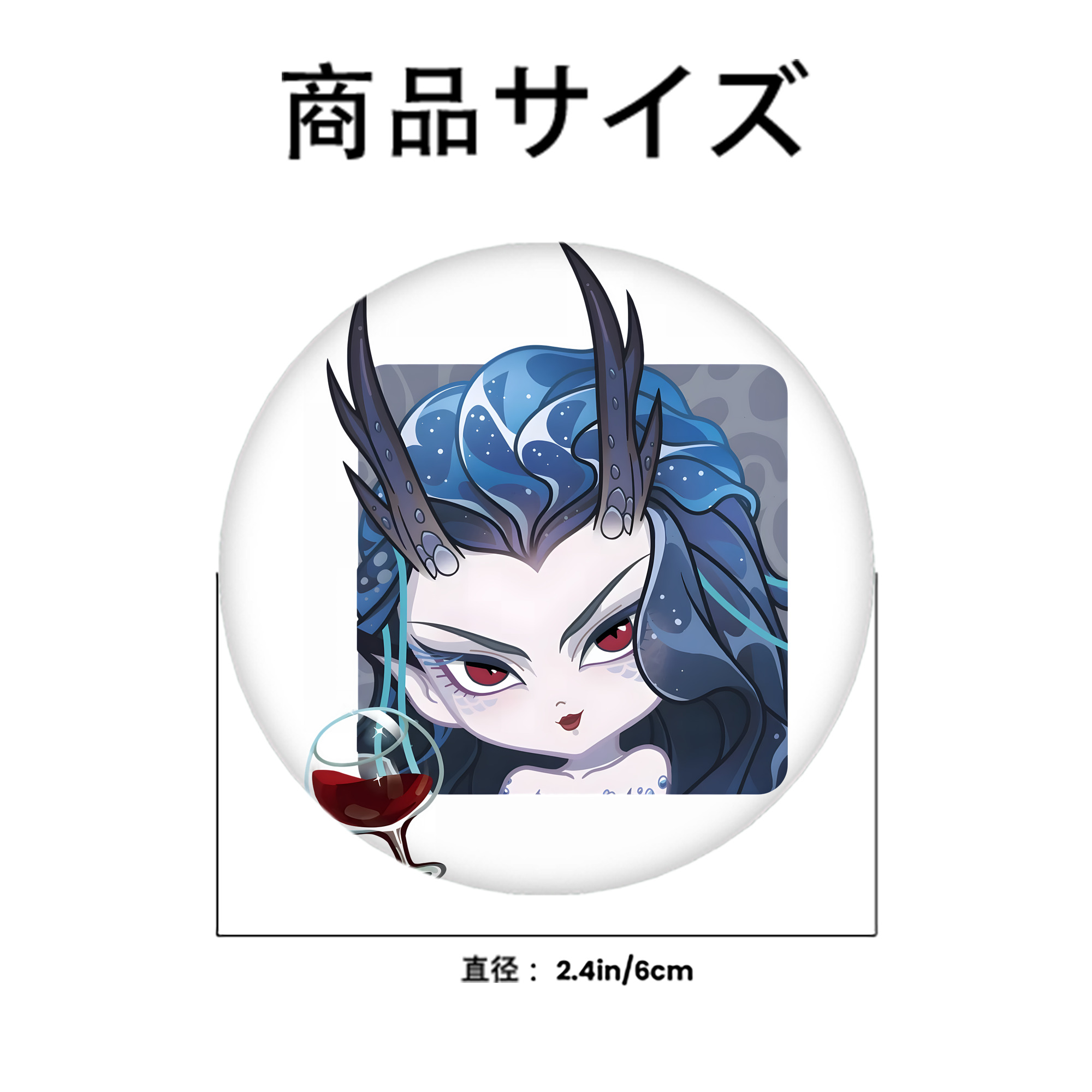 Ne Zha 2 ナタ 魔童の大暴れ 6cm 缶バッジ 複数セット
