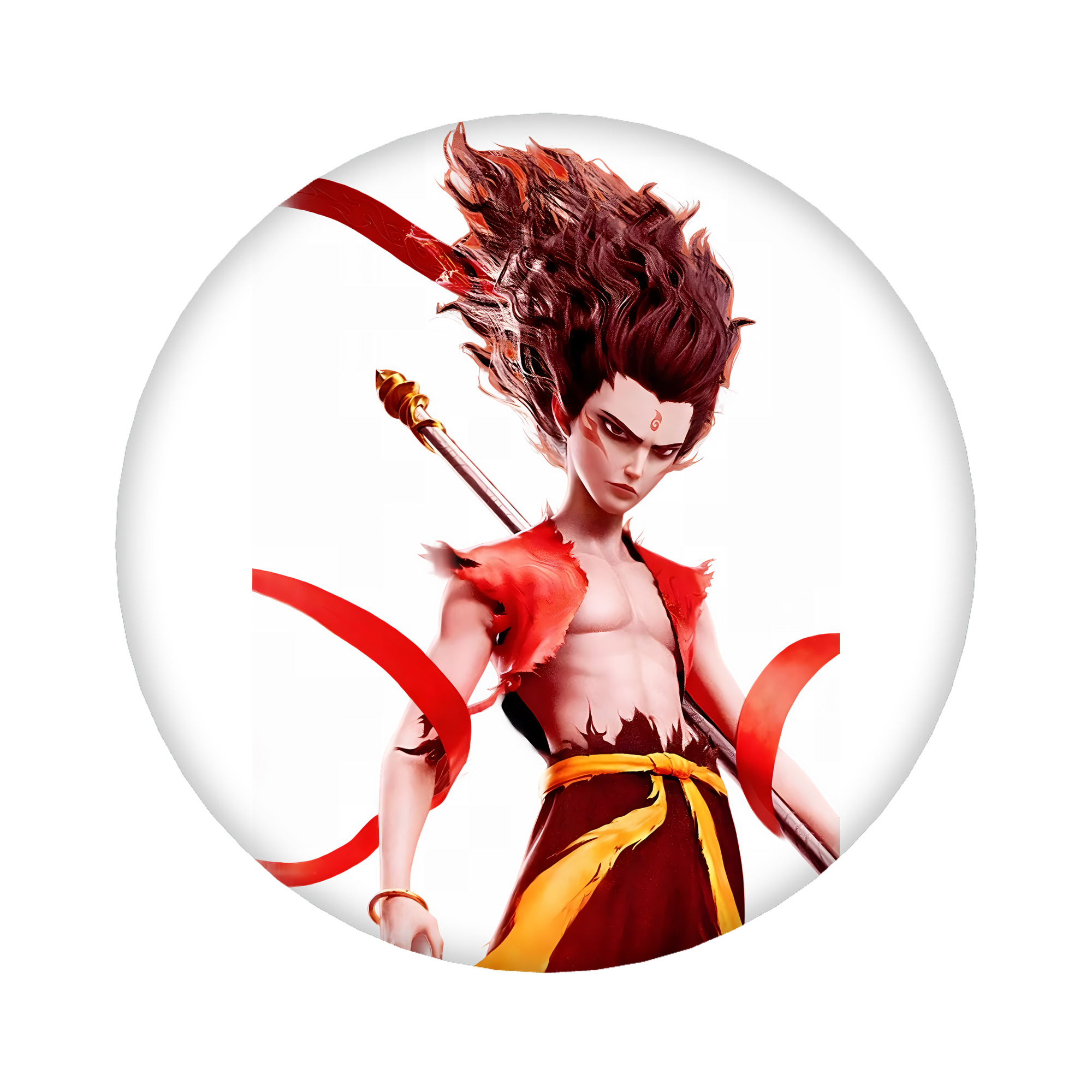 （画像用） Ne Zha 2 ナタ 魔童の大暴れ 6cm 缶バッジ 複数セット
