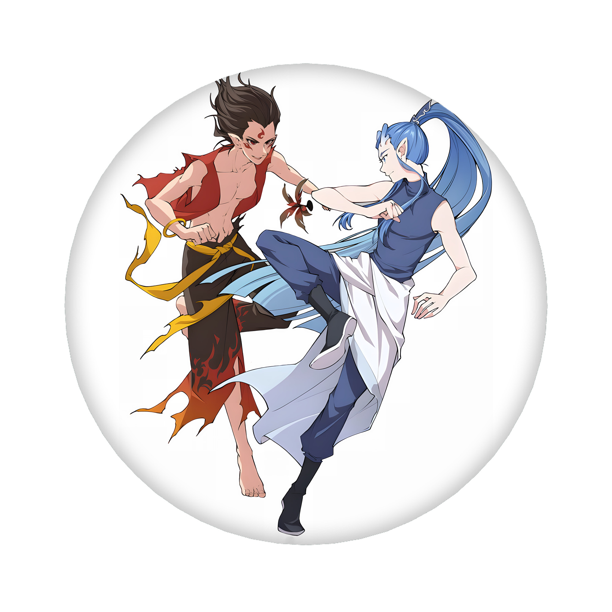 （画像用） Ne Zha 2 ナタ 魔童の大暴れ 6cm 缶バッジ 複数セット