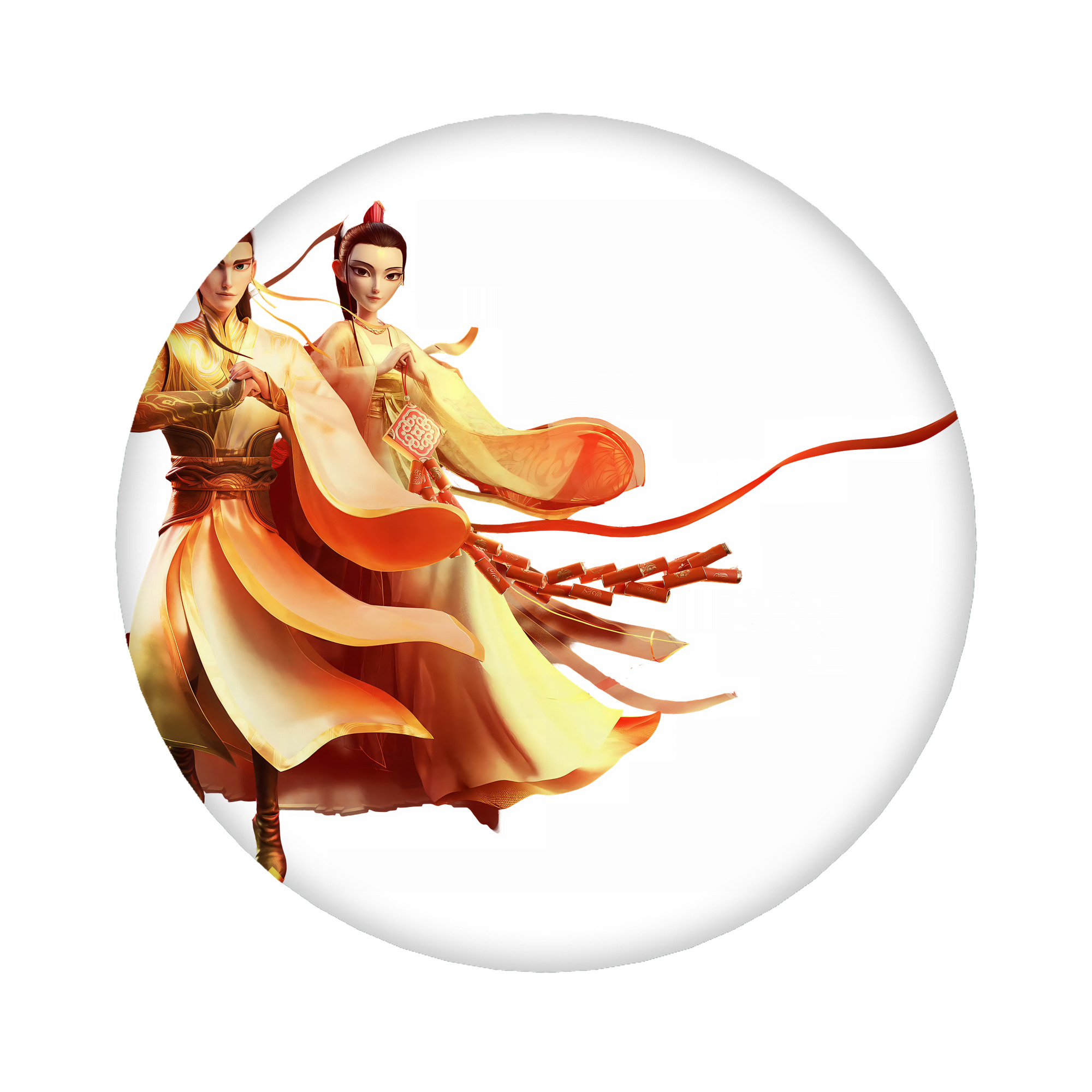 （画像用） Ne Zha 2 ナタ 魔童の大暴れ 6cm 缶バッジ 複数セット