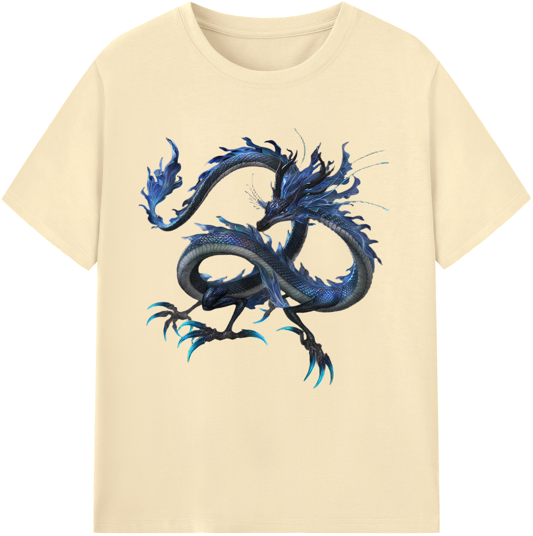 （画像用） Ne Zha 2 ナタ 魔童の大暴れ 綿100％半袖Tシャツ（フロントプリント）