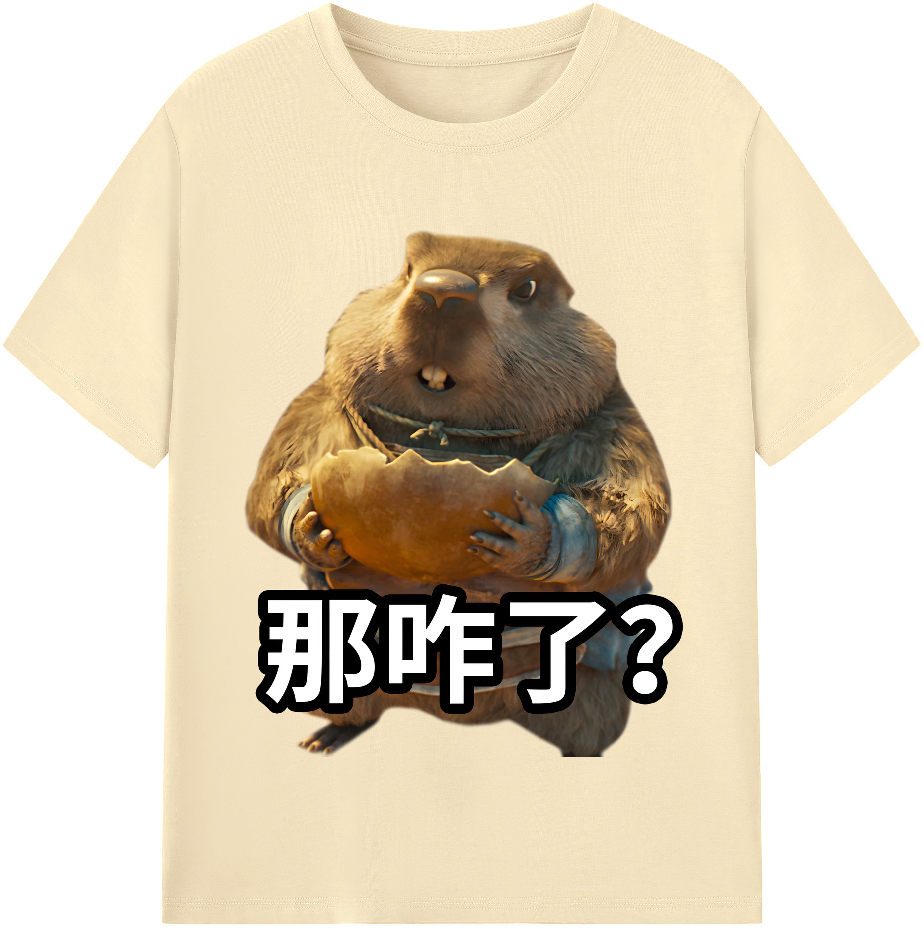 （画像用） Ne Zha 2 ナタ 魔童の大暴れ 綿100％半袖Tシャツ（フロントプリント）