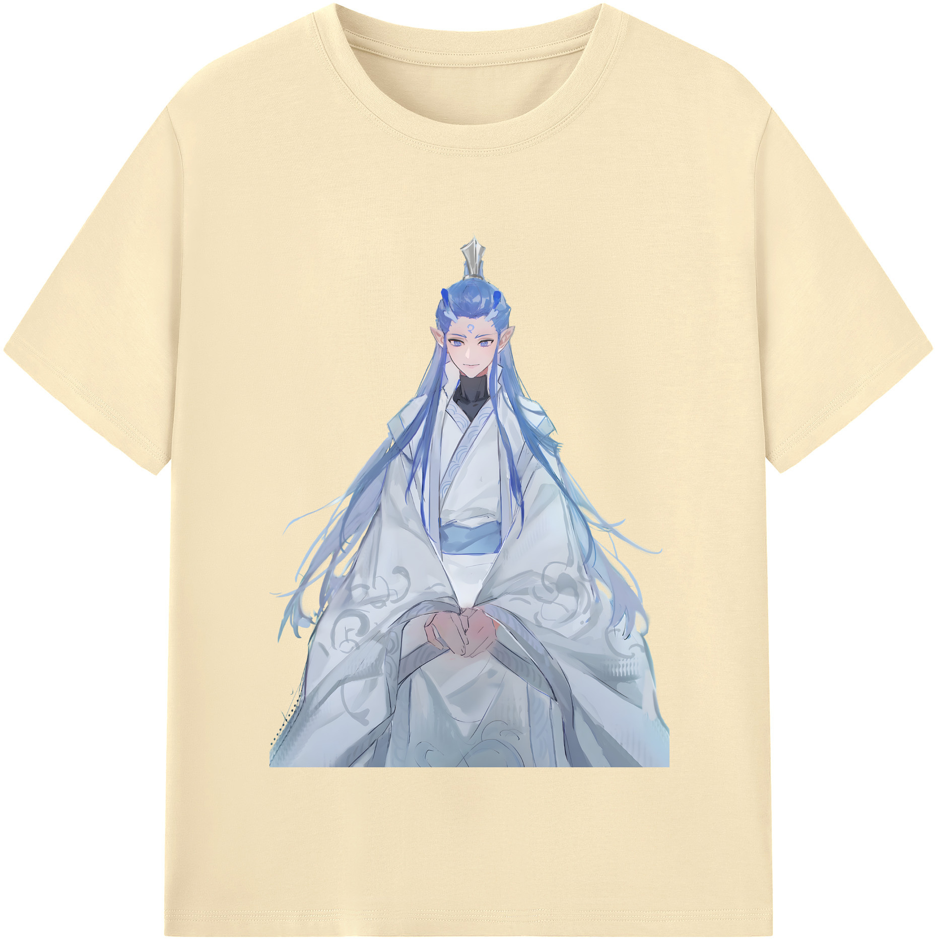 （画像用） Ne Zha 2 ナタ 魔童の大暴れ 綿100％半袖Tシャツ（フロントプリント）