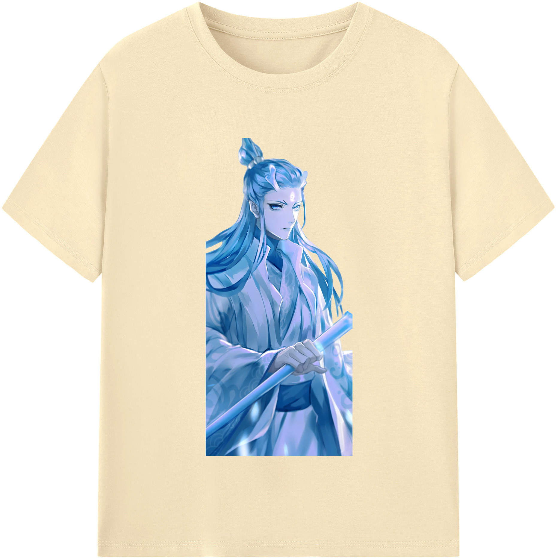 （画像用） Ne Zha 2 ナタ 魔童の大暴れ 綿100％半袖Tシャツ（フロントプリント）