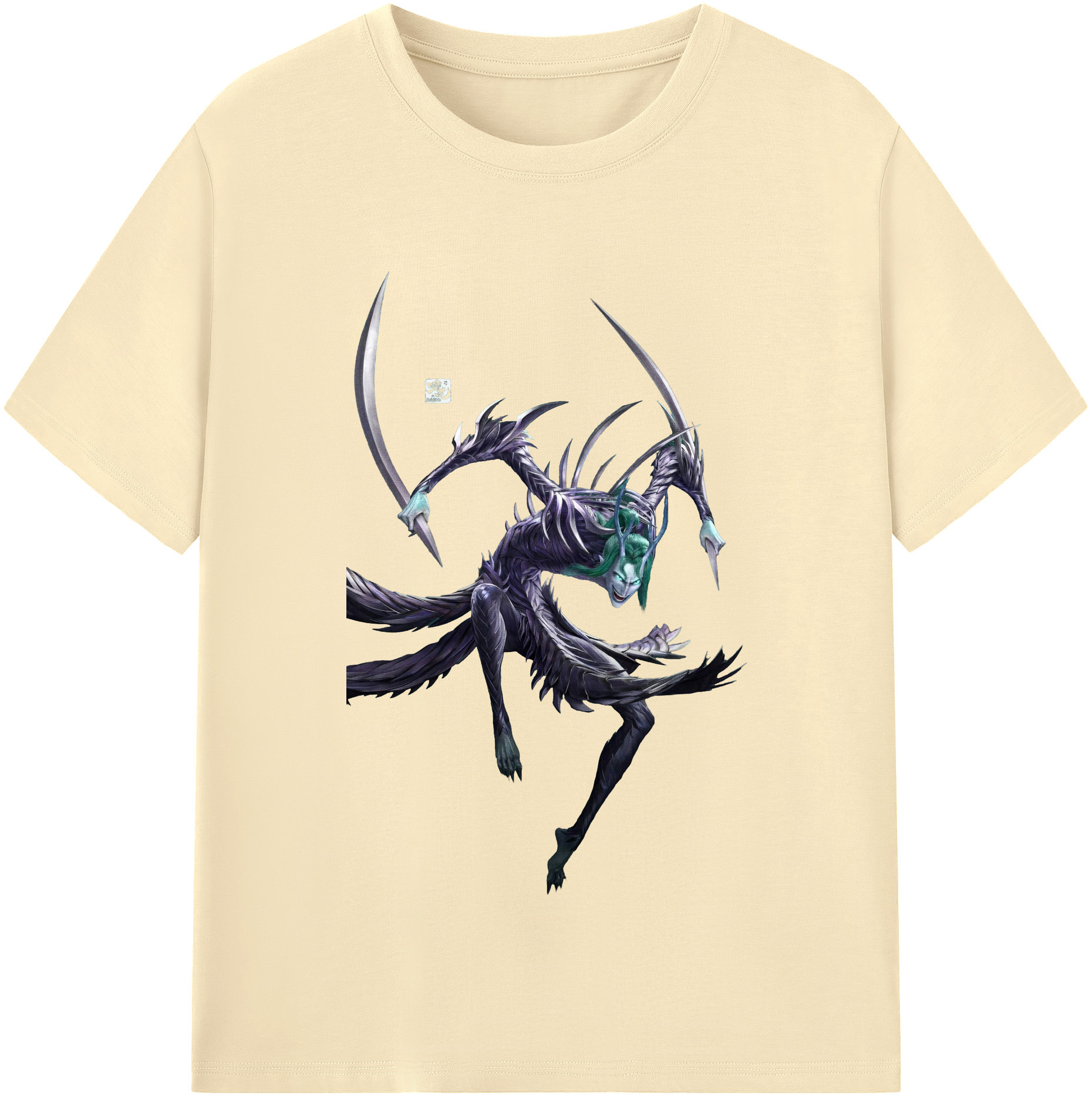 （画像用） Ne Zha 2 ナタ 魔童の大暴れ 綿100％半袖Tシャツ（フロントプリント）