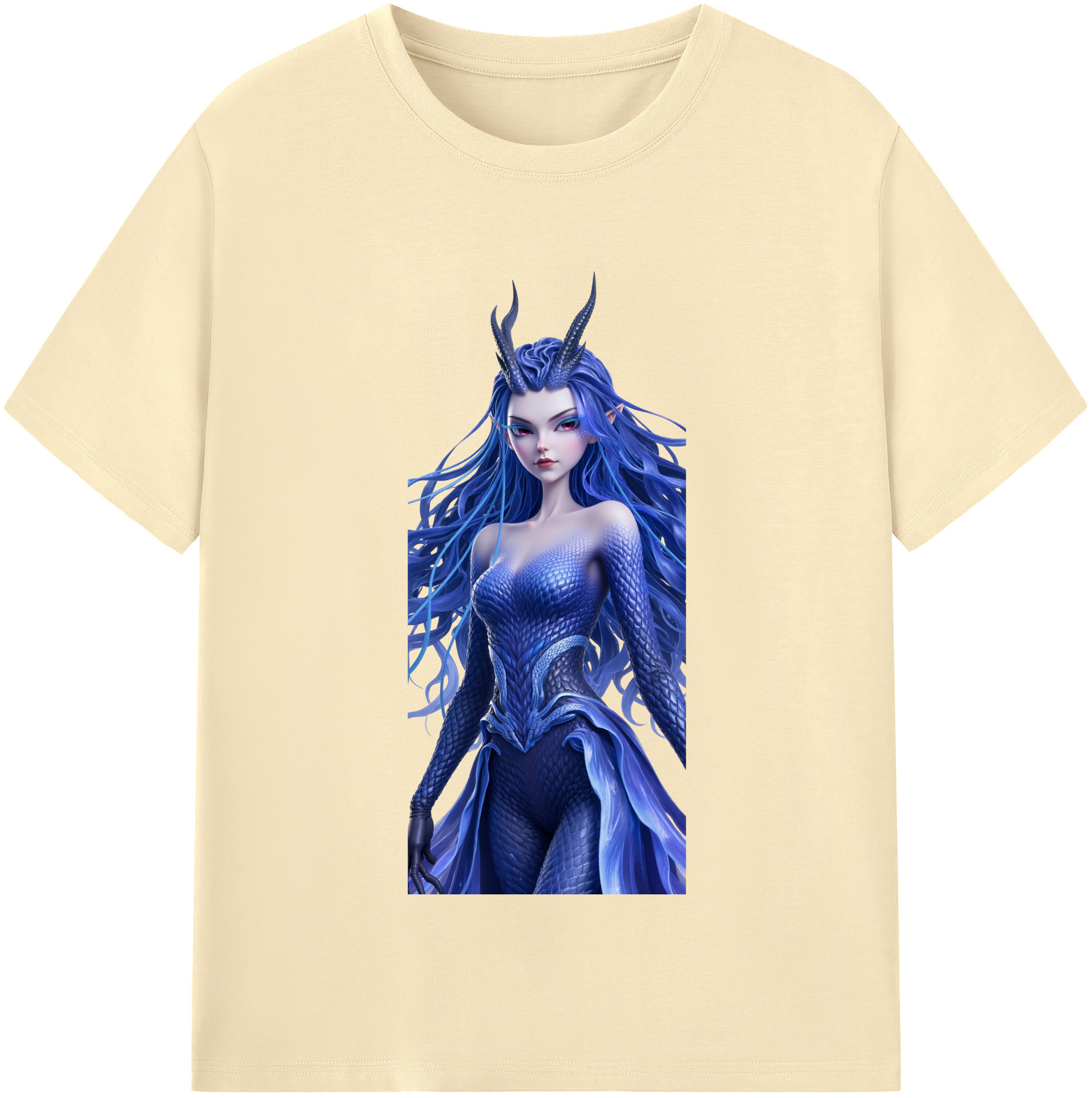 （画像用） Ne Zha 2 ナタ 魔童の大暴れ 綿100％半袖Tシャツ（フロントプリント）