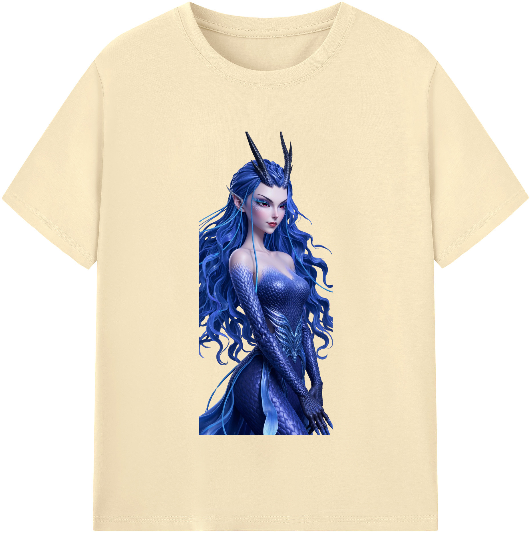 （画像用） Ne Zha 2 ナタ 魔童の大暴れ 綿100％半袖Tシャツ（フロントプリント）