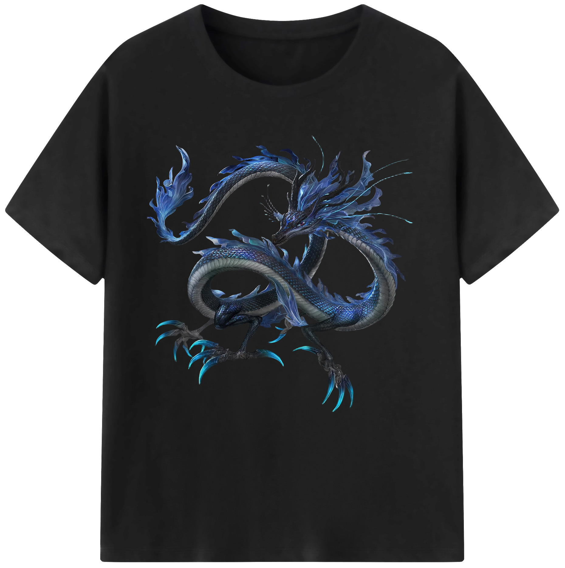 （画像用） Ne Zha 2 ナタ 魔童の大暴れ 綿100％半袖Tシャツ（フロントプリント）