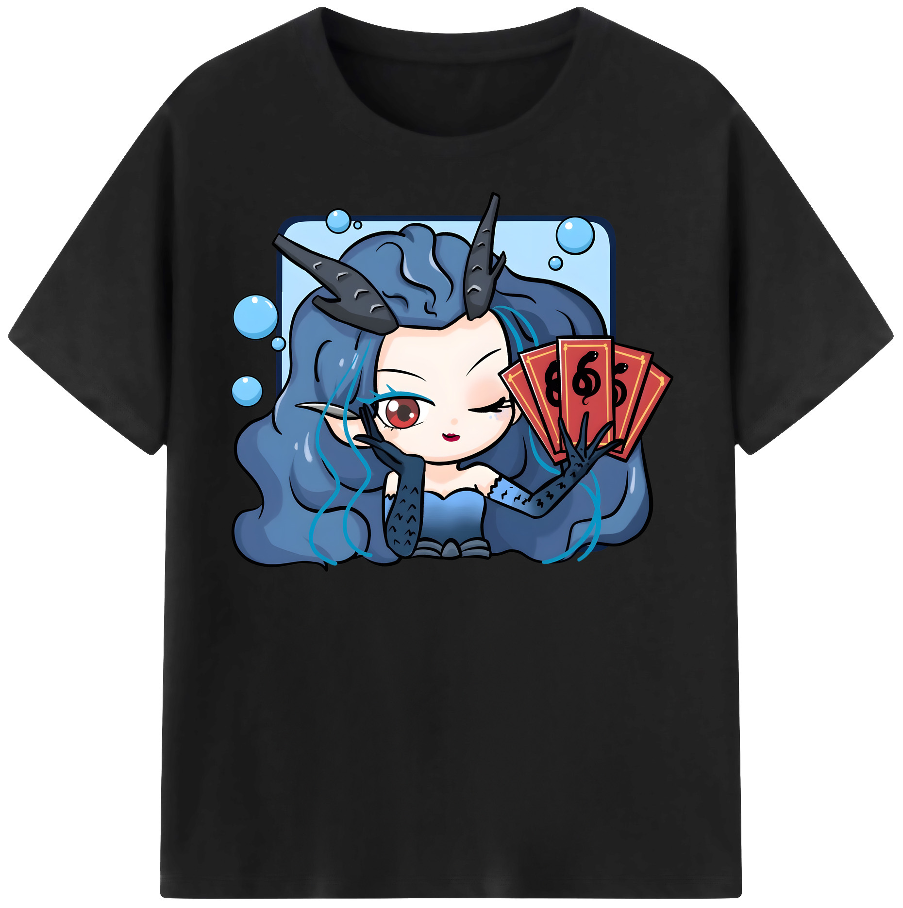 （画像用） Ne Zha 2 ナタ 魔童の大暴れ 綿100％半袖Tシャツ（フロントプリント）