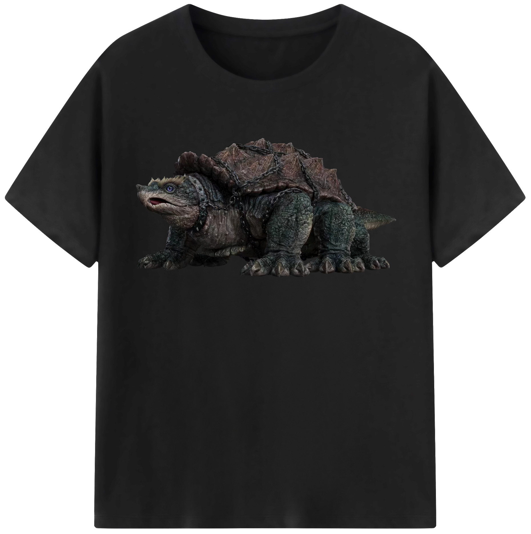 （画像用） Ne Zha 2 ナタ 魔童の大暴れ 綿100％半袖Tシャツ（フロントプリント）
