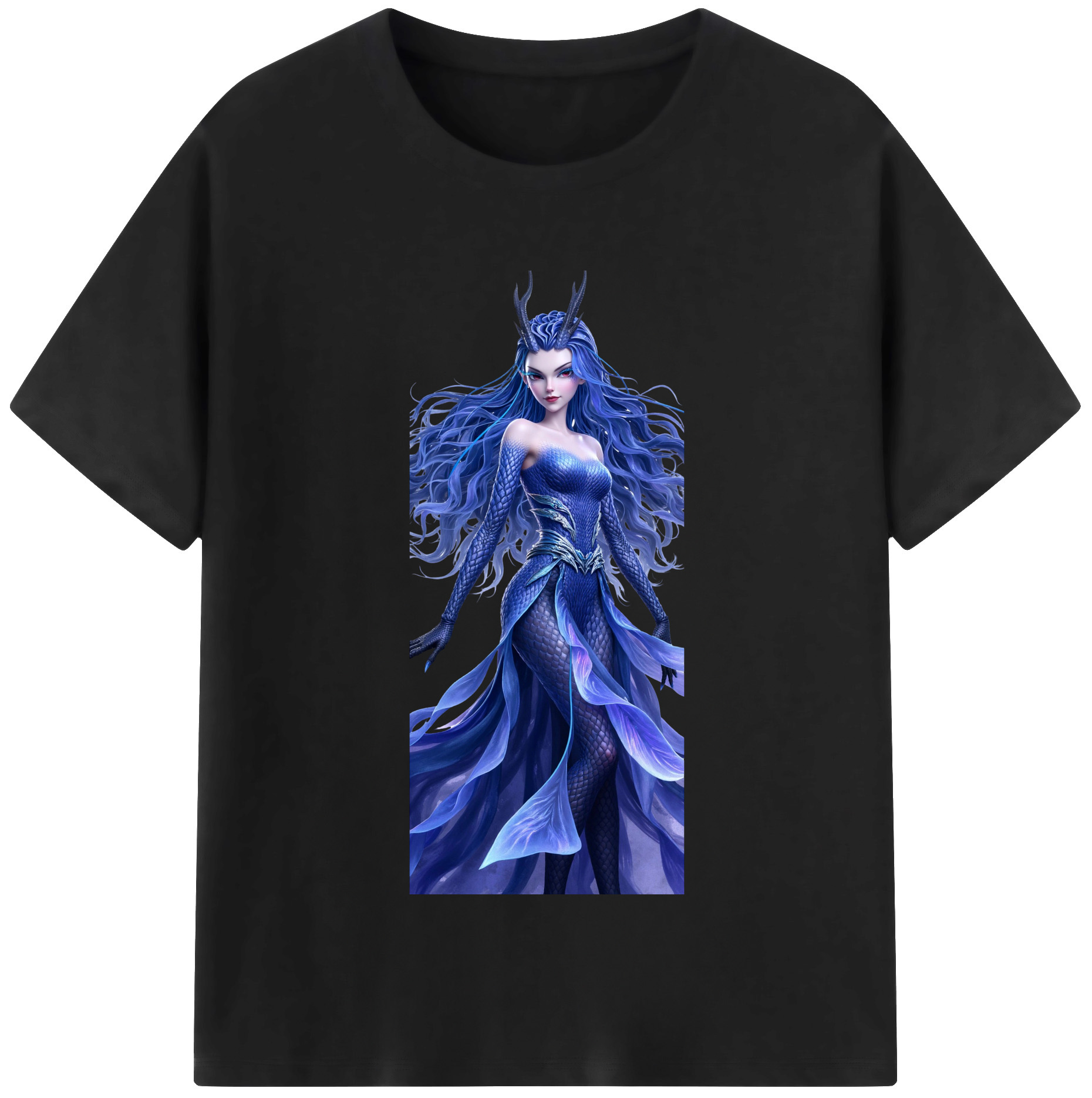 （画像用） Ne Zha 2 ナタ 魔童の大暴れ 綿100％半袖Tシャツ（フロントプリント）