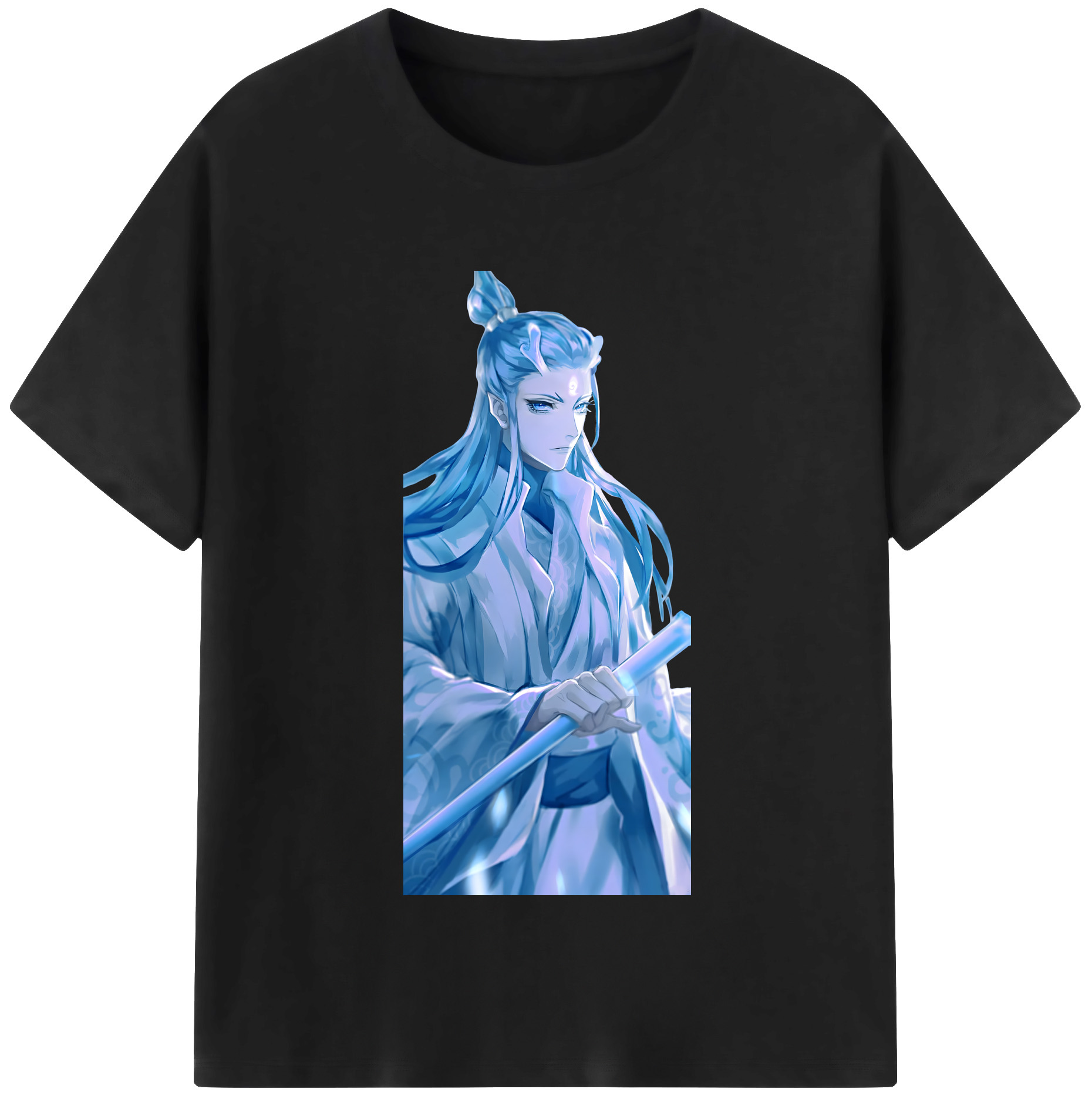 （画像用） Ne Zha 2 ナタ 魔童の大暴れ 綿100％半袖Tシャツ（フロントプリント）