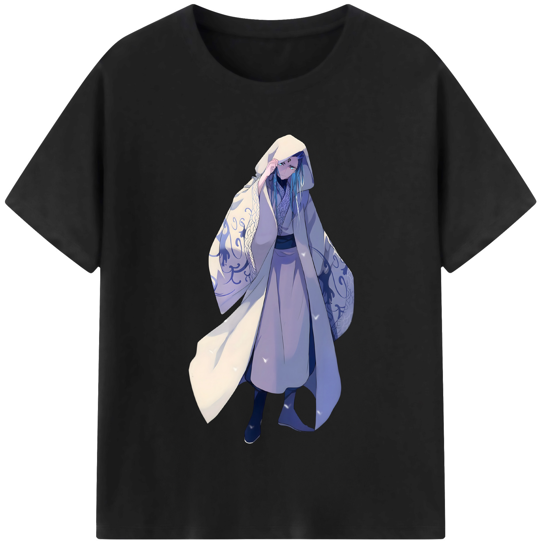（画像用） Ne Zha 2 ナタ 魔童の大暴れ 綿100％半袖Tシャツ（フロントプリント）