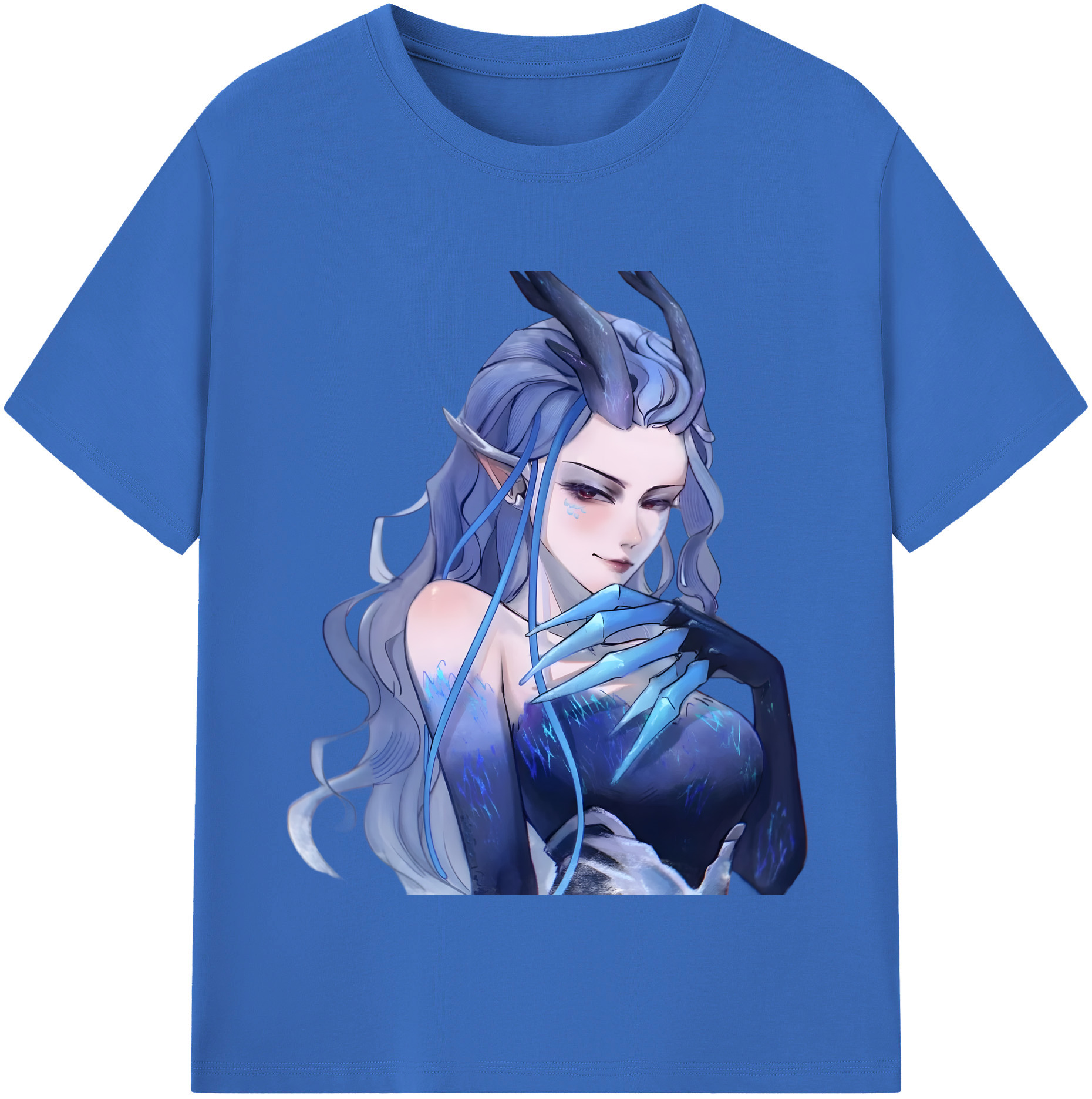 （画像用） Ne Zha 2 ナタ 魔童の大暴れ 綿100％半袖Tシャツ（フロントプリント）