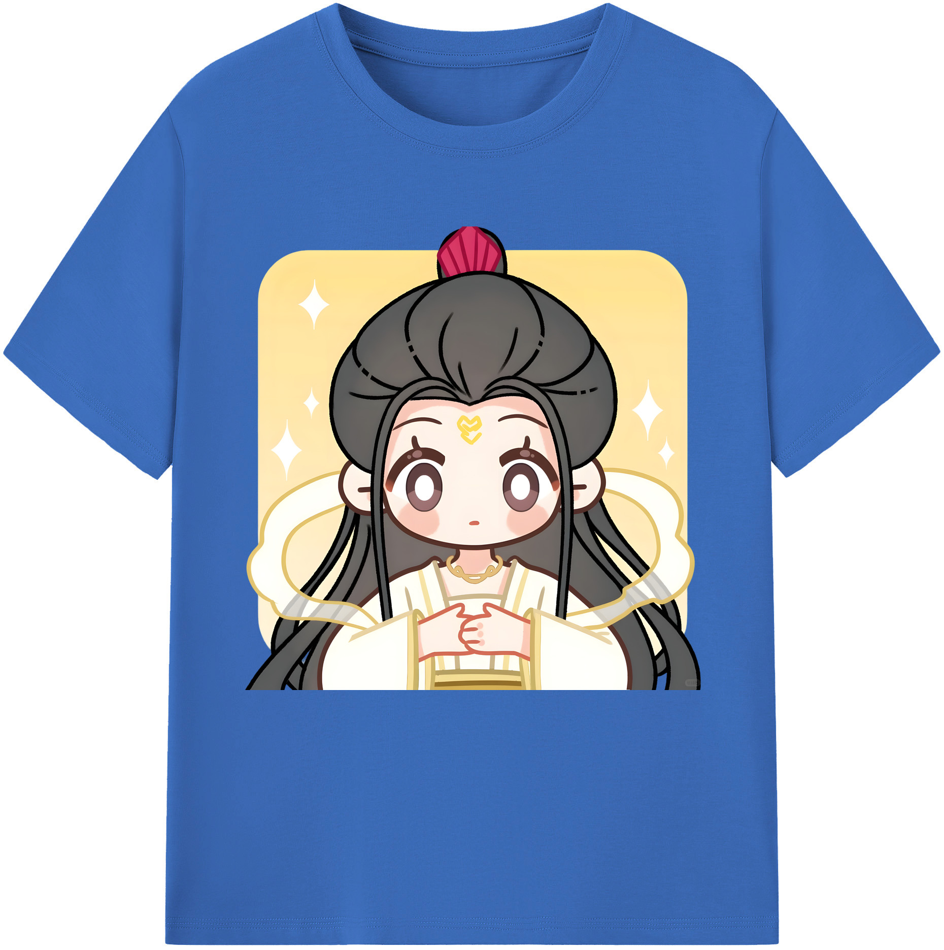 （画像用） Ne Zha 2 ナタ 魔童の大暴れ 綿100％半袖Tシャツ（フロントプリント）