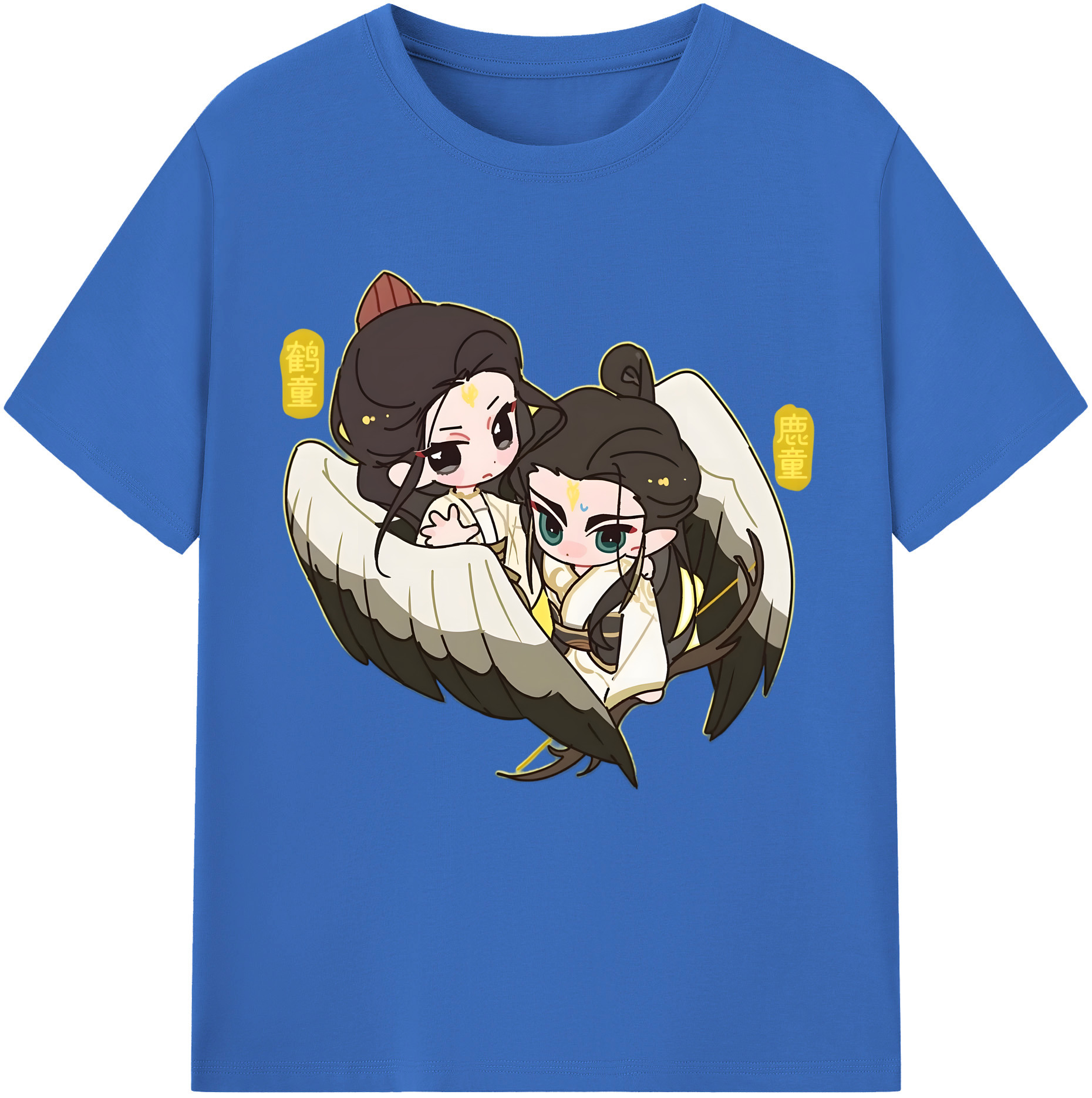 （画像用） Ne Zha 2 ナタ 魔童の大暴れ 綿100％半袖Tシャツ（フロントプリント）