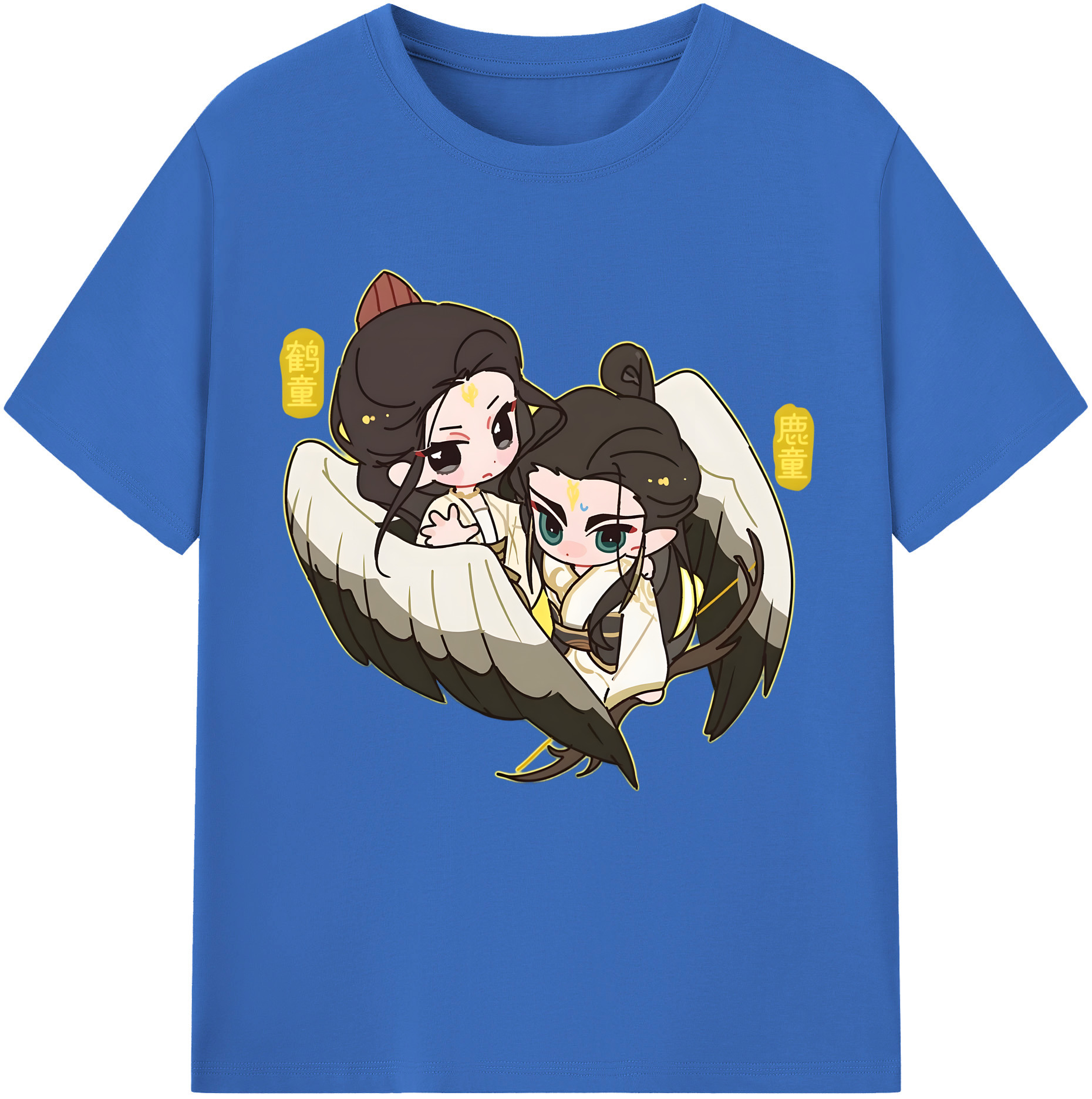 （画像用） Ne Zha 2 ナタ 魔童の大暴れ 綿100％半袖Tシャツ（フロントプリント）