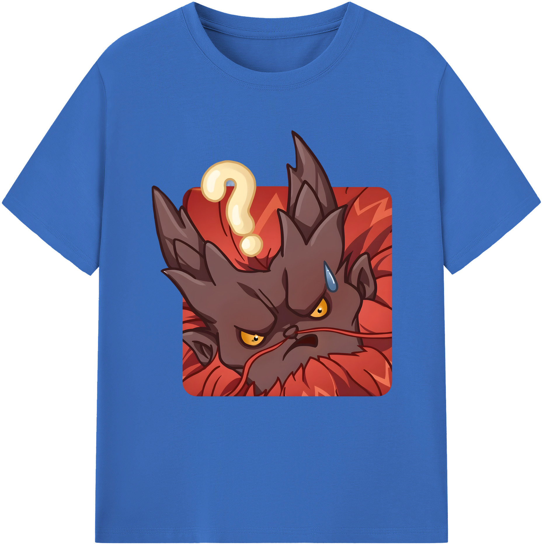 （画像用） Ne Zha 2 ナタ 魔童の大暴れ 綿100％半袖Tシャツ（フロントプリント）