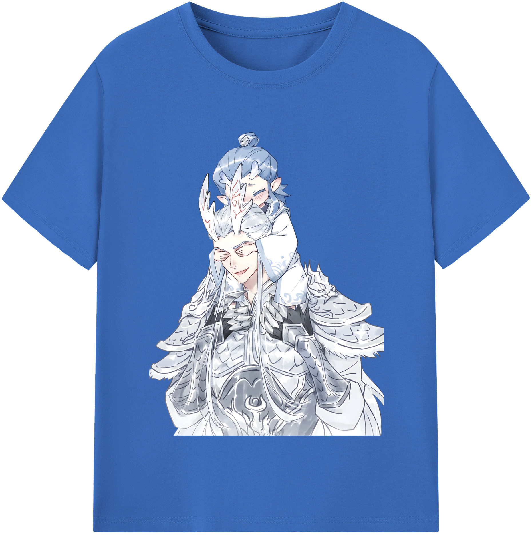（画像用） Ne Zha 2 ナタ 魔童の大暴れ 綿100％半袖Tシャツ（フロントプリント）