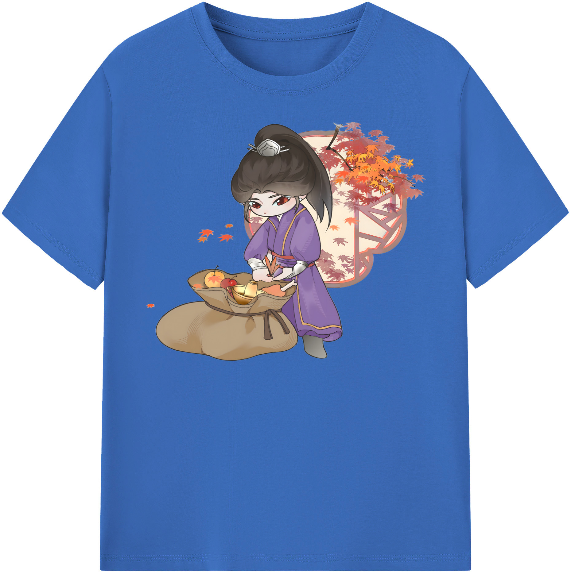 （画像用） Ne Zha 2 ナタ 魔童の大暴れ 綿100％半袖Tシャツ（フロントプリント）