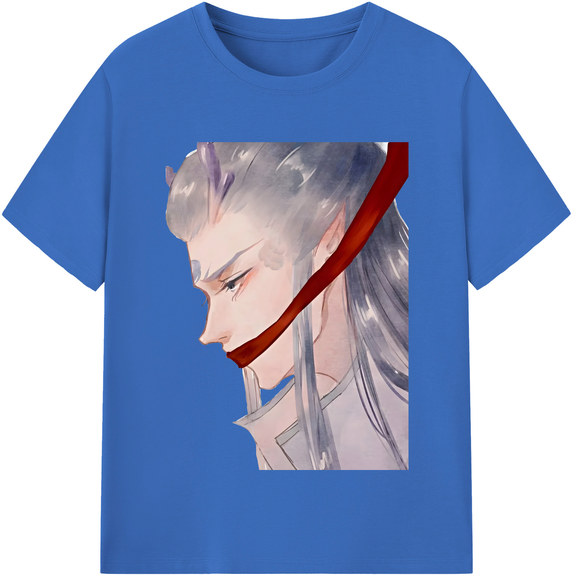 （画像用） Ne Zha 2 ナタ 魔童の大暴れ 綿100％半袖Tシャツ（フロントプリント）