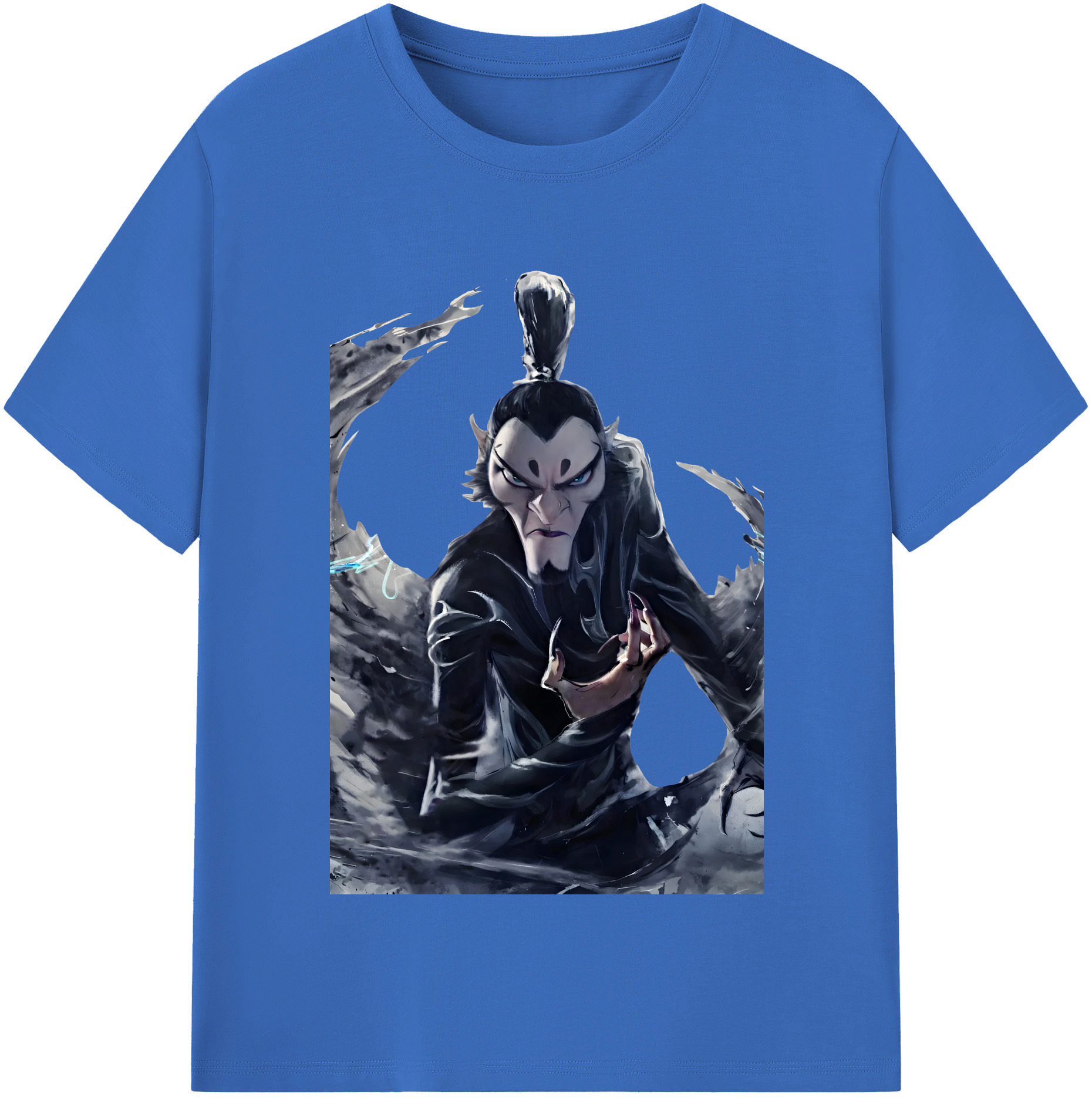 （画像用） Ne Zha 2 ナタ 魔童の大暴れ 綿100％半袖Tシャツ（フロントプリント）