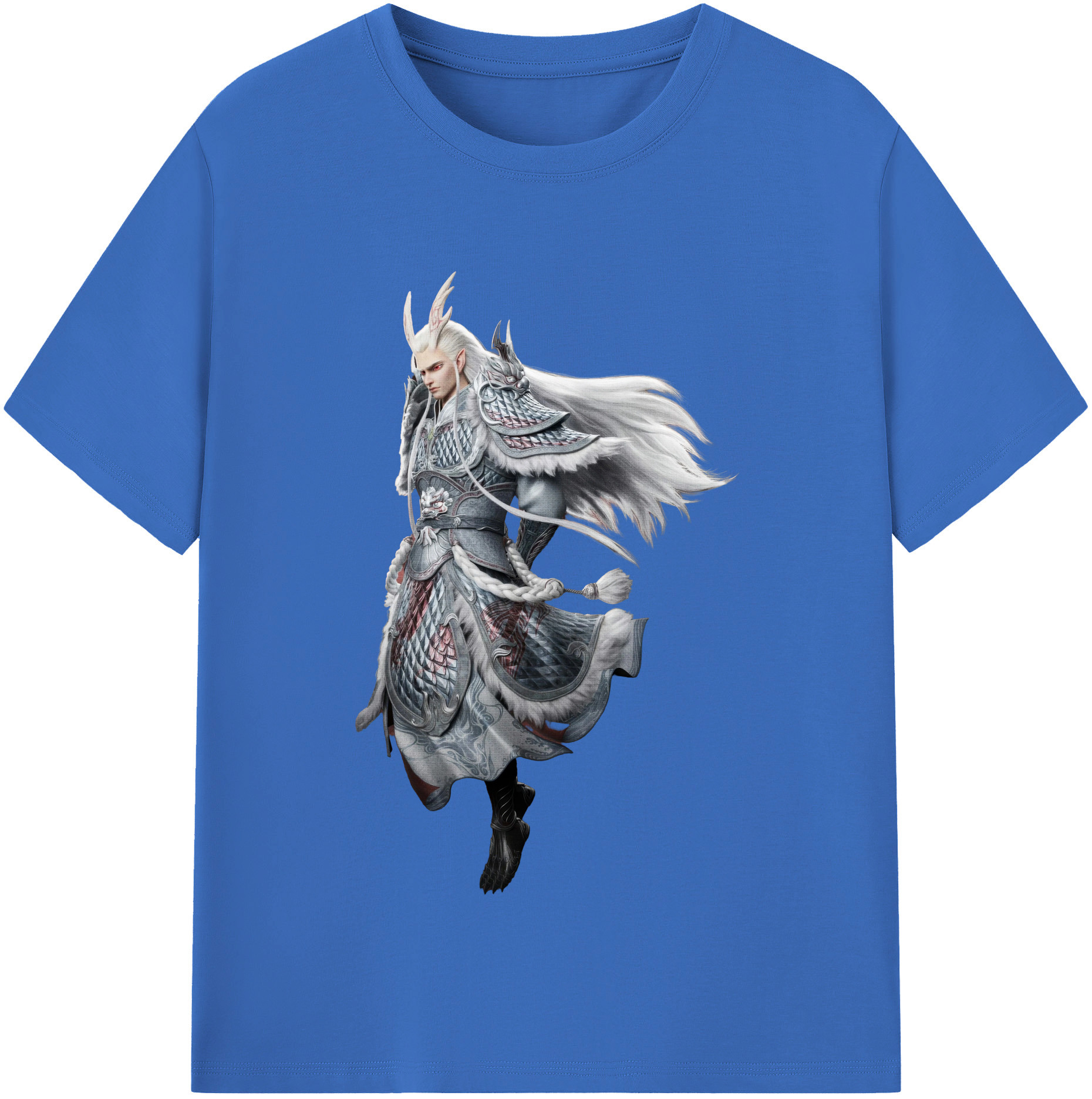 （画像用） Ne Zha 2 ナタ 魔童の大暴れ 綿100％半袖Tシャツ（フロントプリント）