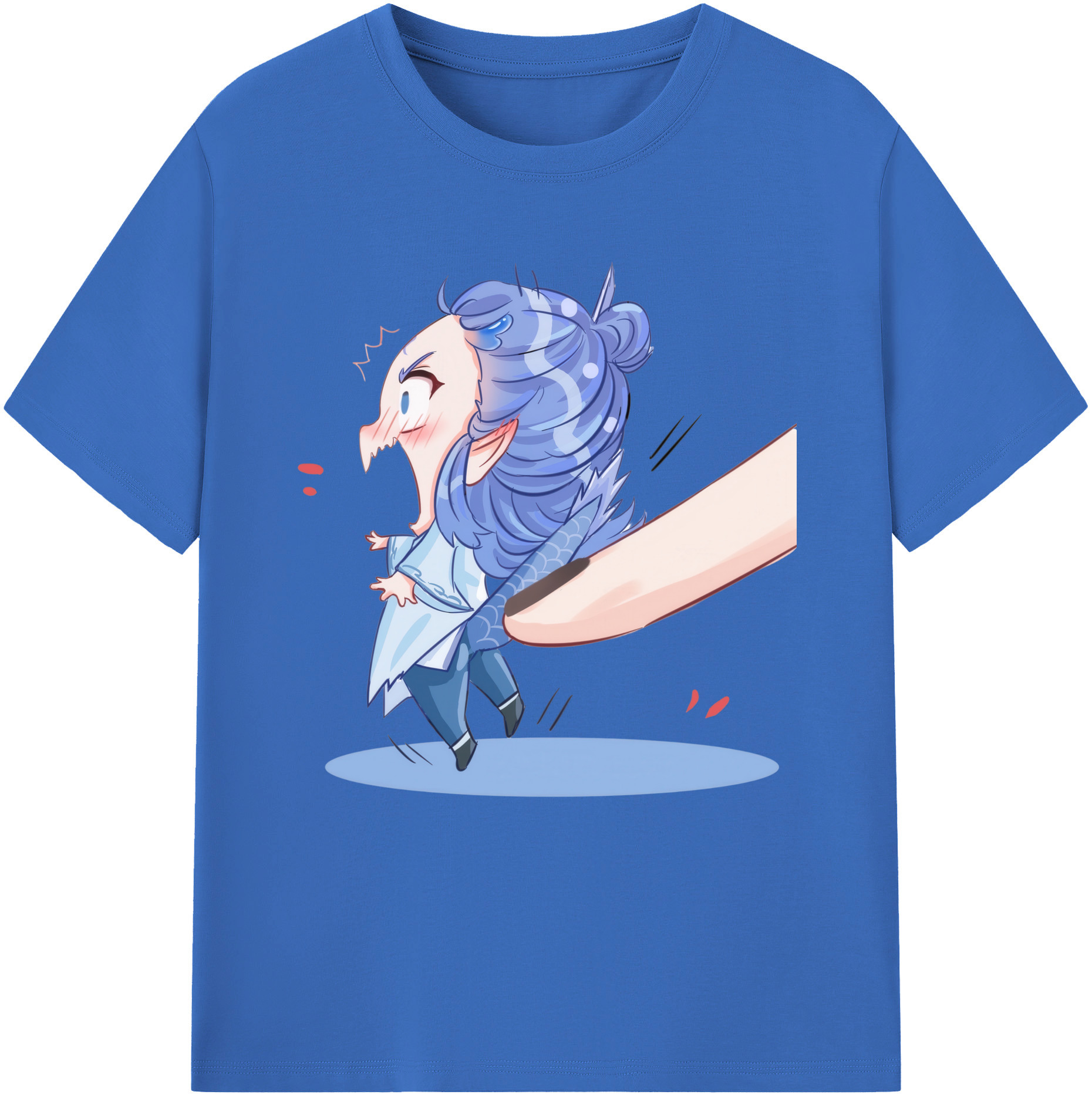 （画像用） Ne Zha 2 ナタ 魔童の大暴れ 綿100％半袖Tシャツ（フロントプリント）