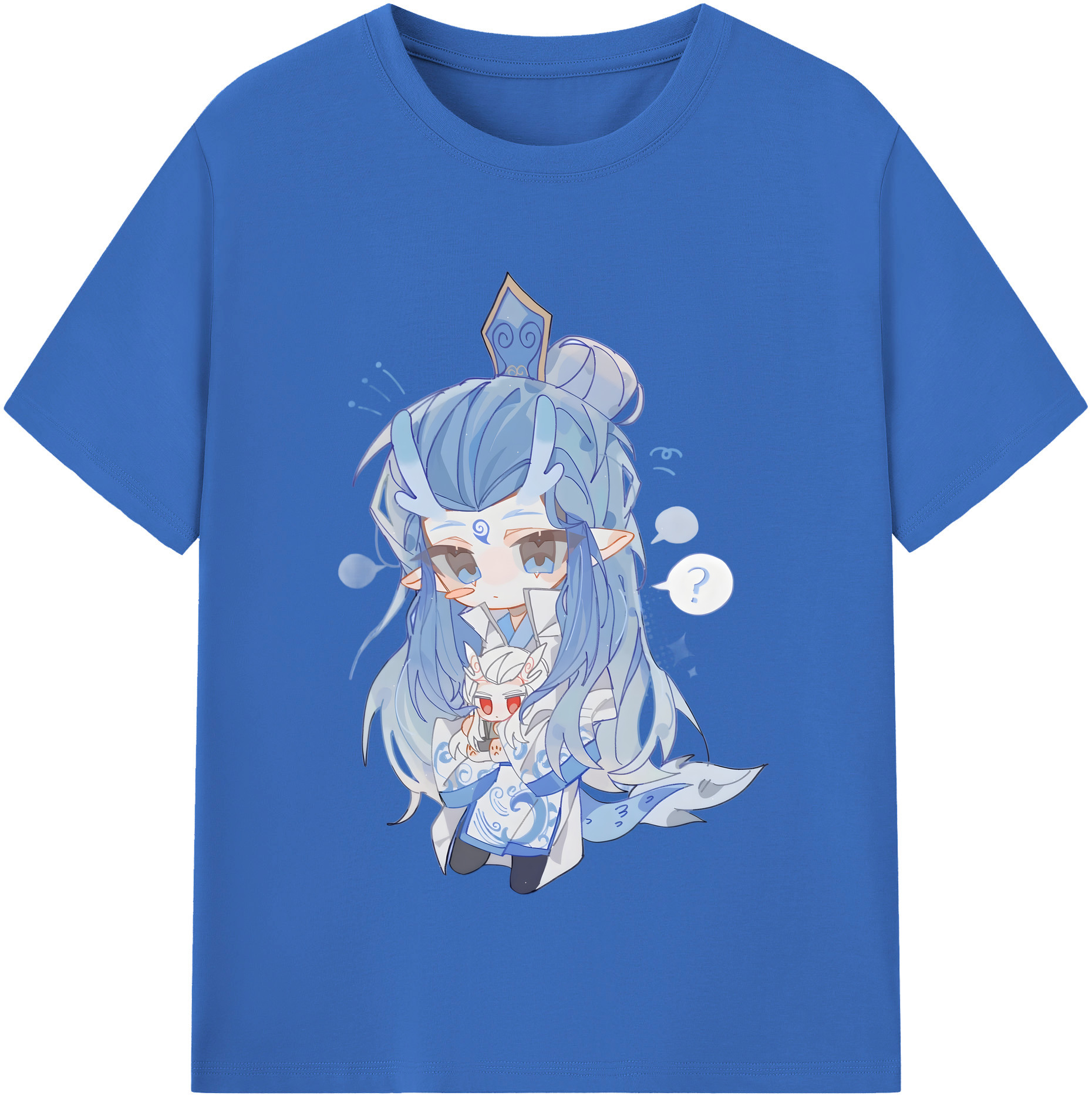 （画像用） Ne Zha 2 ナタ 魔童の大暴れ 綿100％半袖Tシャツ（フロントプリント）