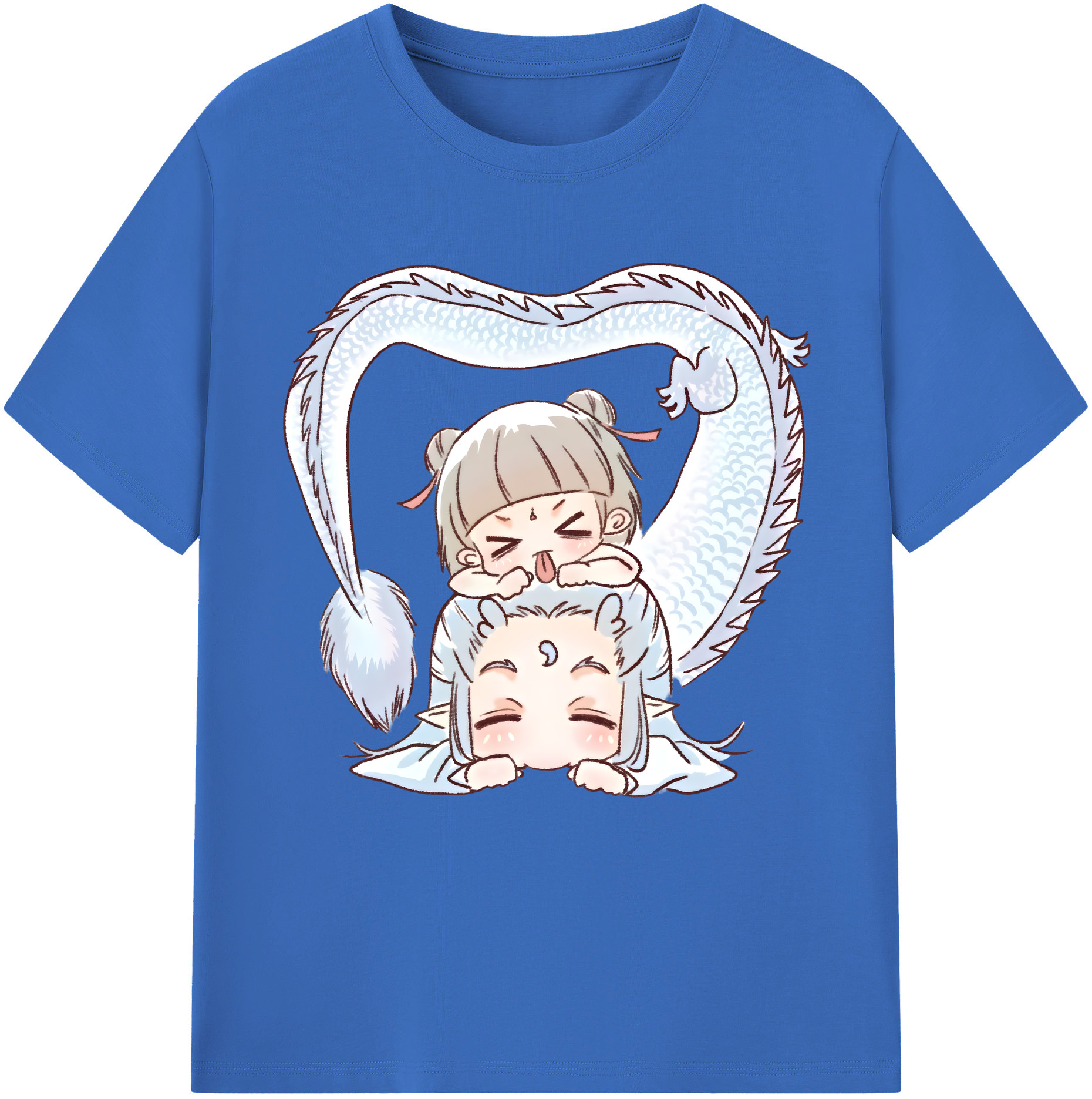 （画像用） Ne Zha 2 ナタ 魔童の大暴れ 綿100％半袖Tシャツ（フロントプリント）