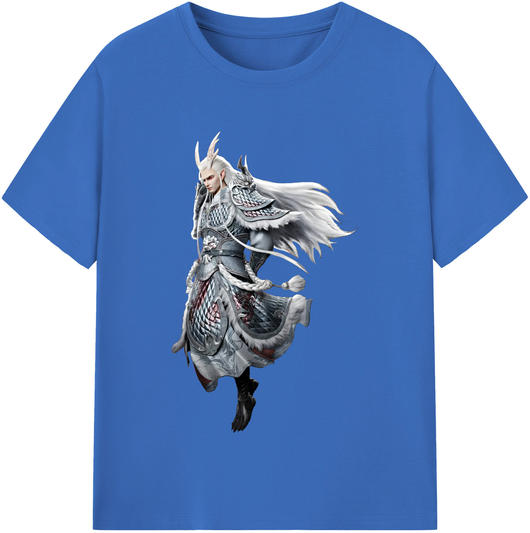 （画像用） Ne Zha 2 ナタ 魔童の大暴れ 綿100％半袖Tシャツ（フロントプリント）