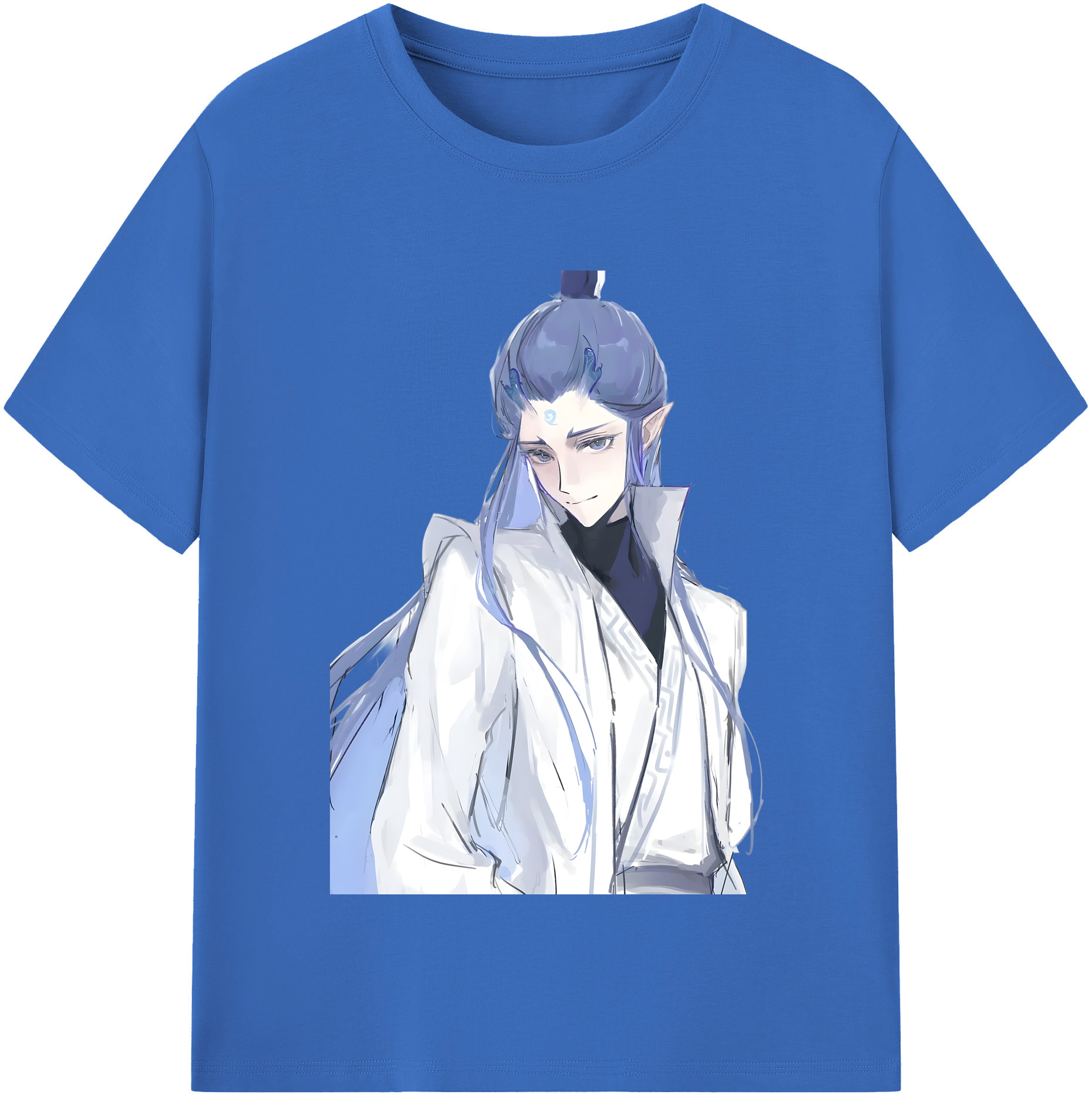 （画像用） Ne Zha 2 ナタ 魔童の大暴れ 綿100％半袖Tシャツ（フロントプリント）
