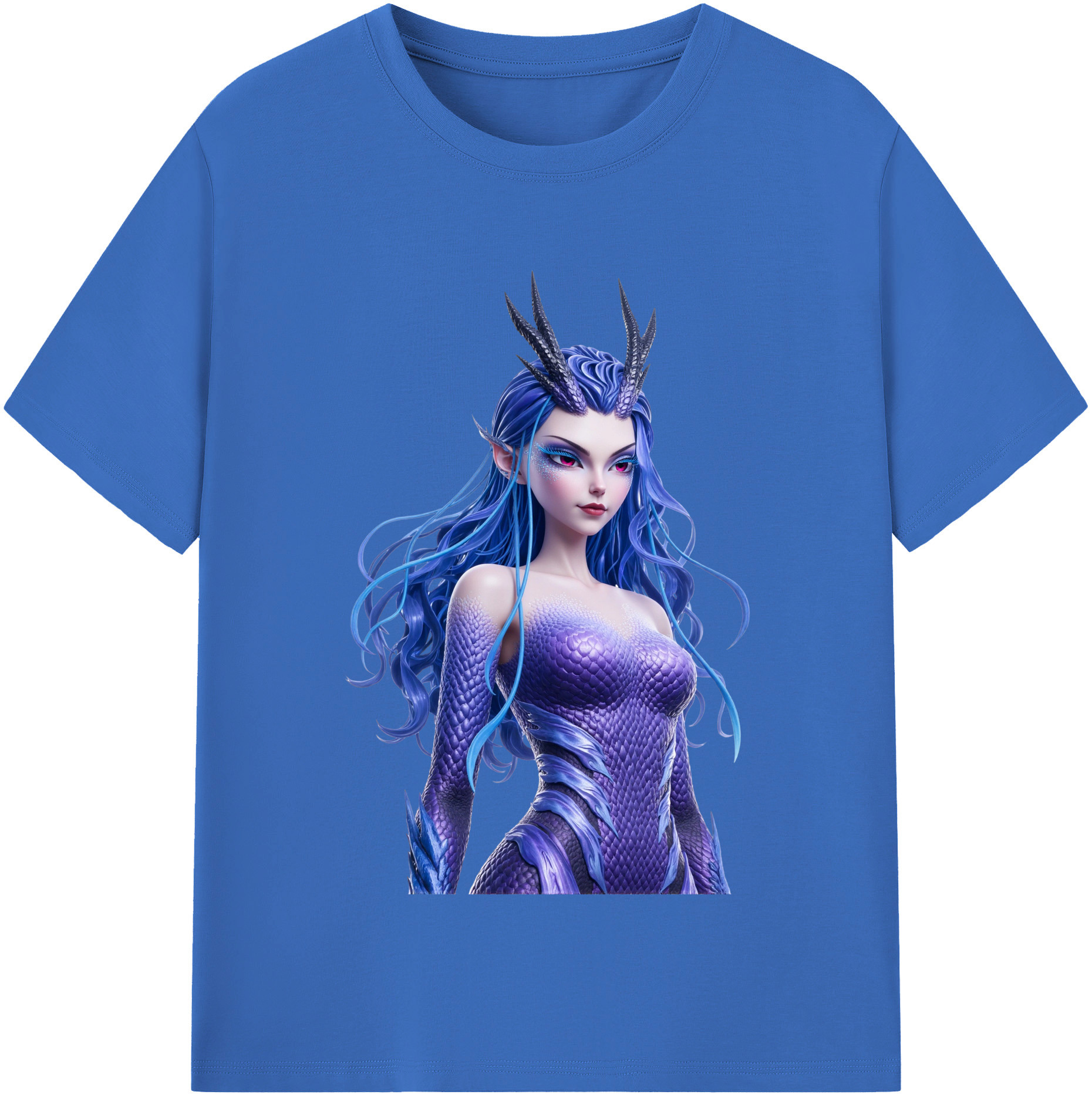 （画像用） Ne Zha 2 ナタ 魔童の大暴れ 綿100％半袖Tシャツ（フロントプリント）