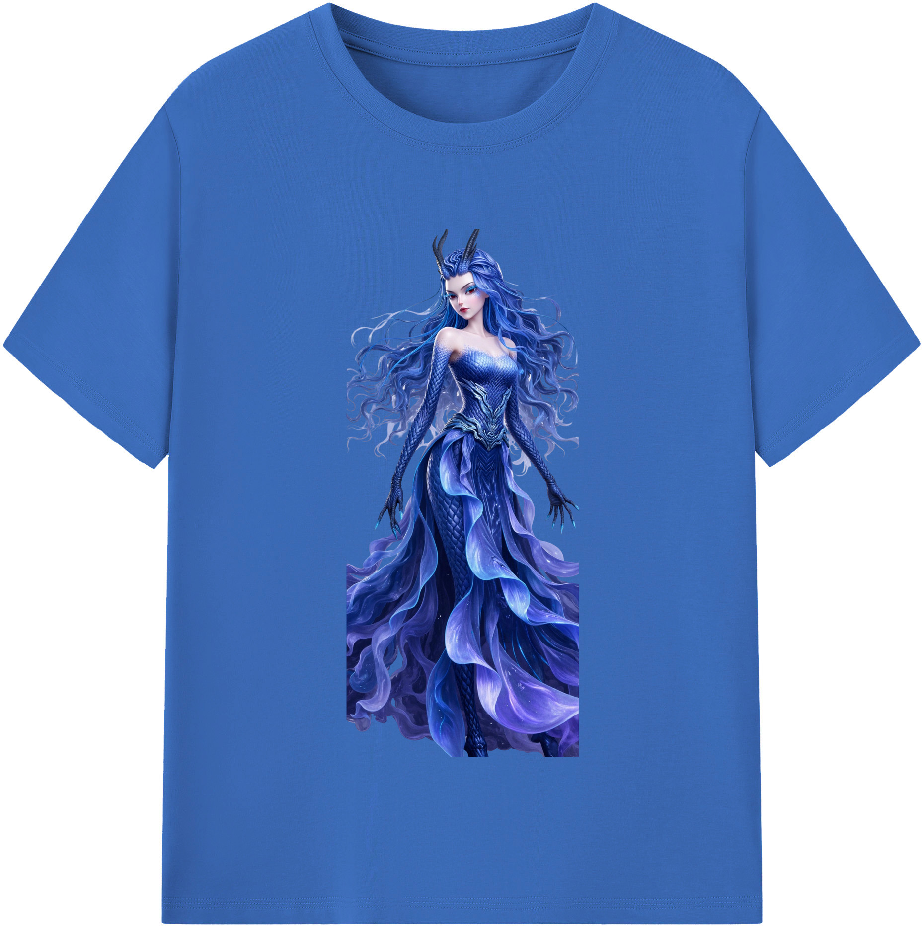 （画像用） Ne Zha 2 ナタ 魔童の大暴れ 綿100％半袖Tシャツ（フロントプリント）