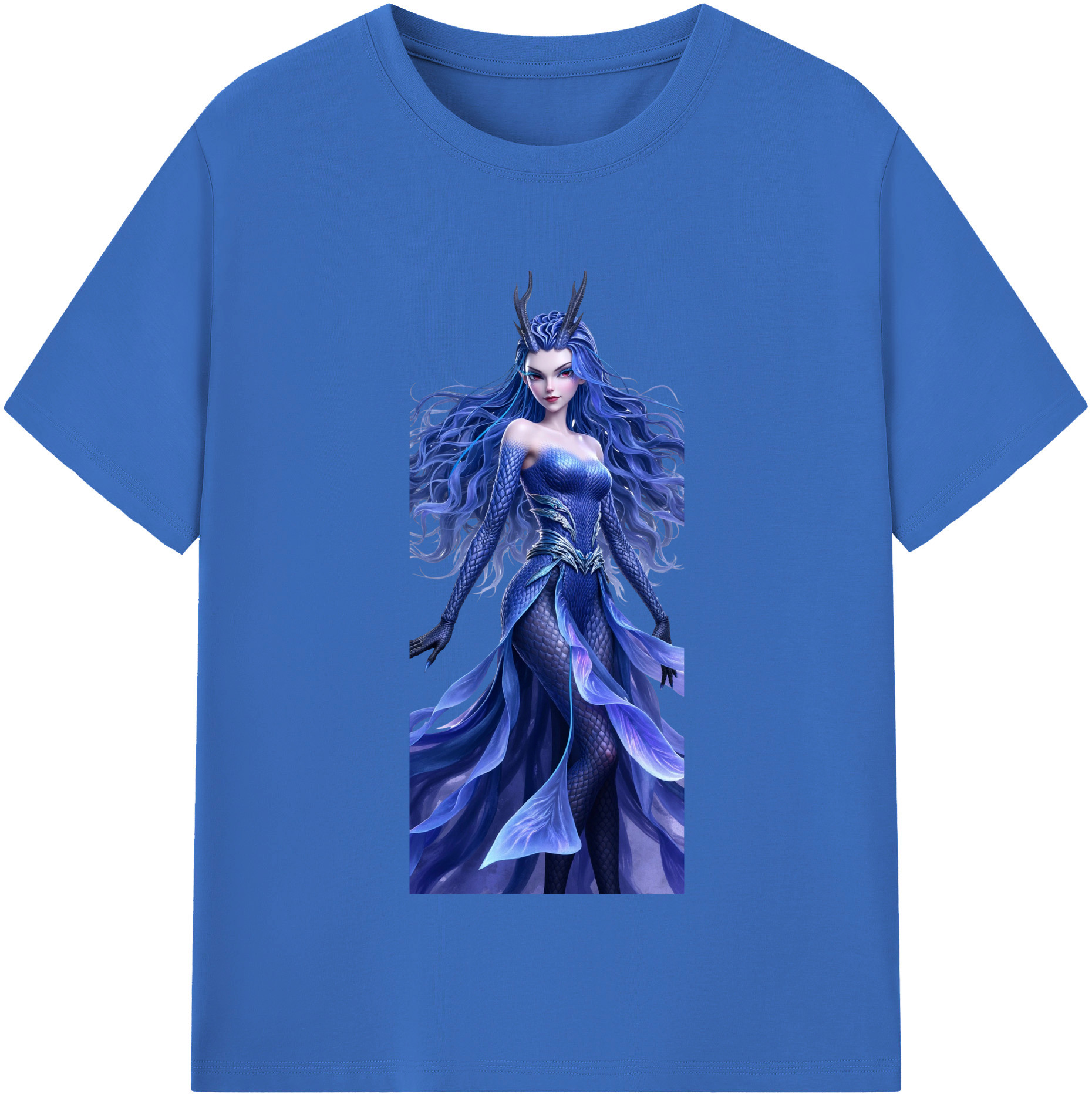 （画像用） Ne Zha 2 ナタ 魔童の大暴れ 綿100％半袖Tシャツ（フロントプリント）