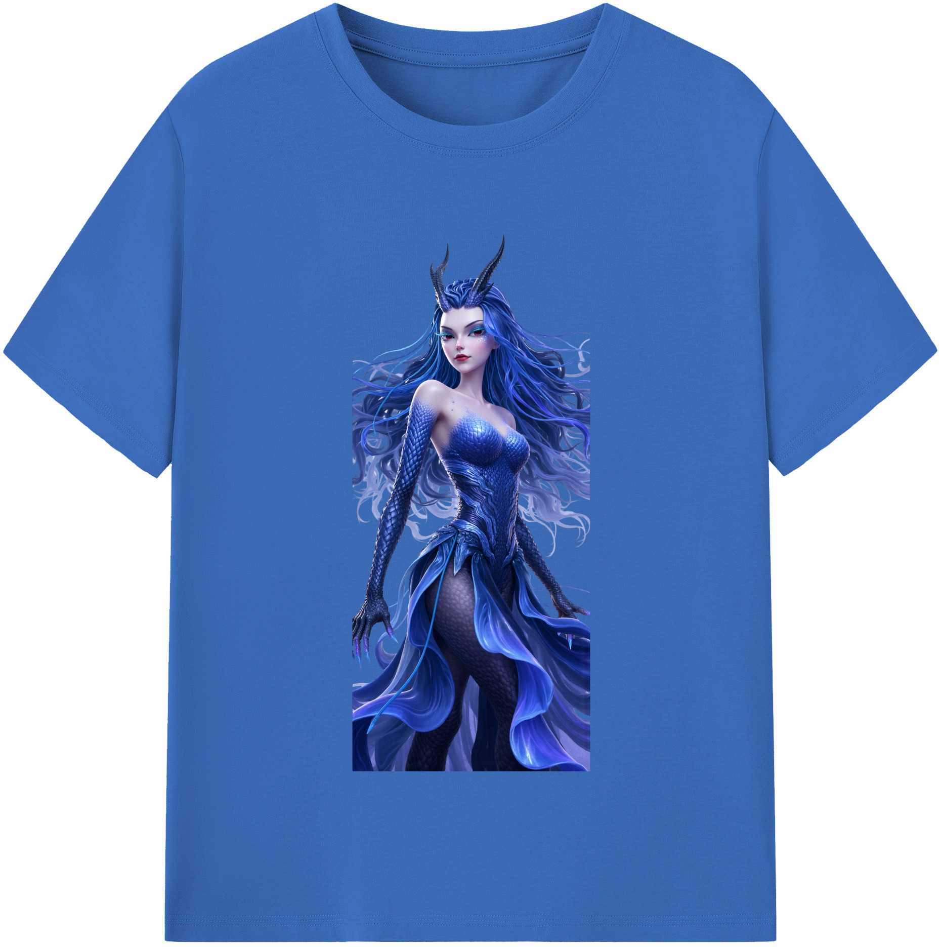 （画像用） Ne Zha 2 ナタ 魔童の大暴れ 綿100％半袖Tシャツ（フロントプリント）