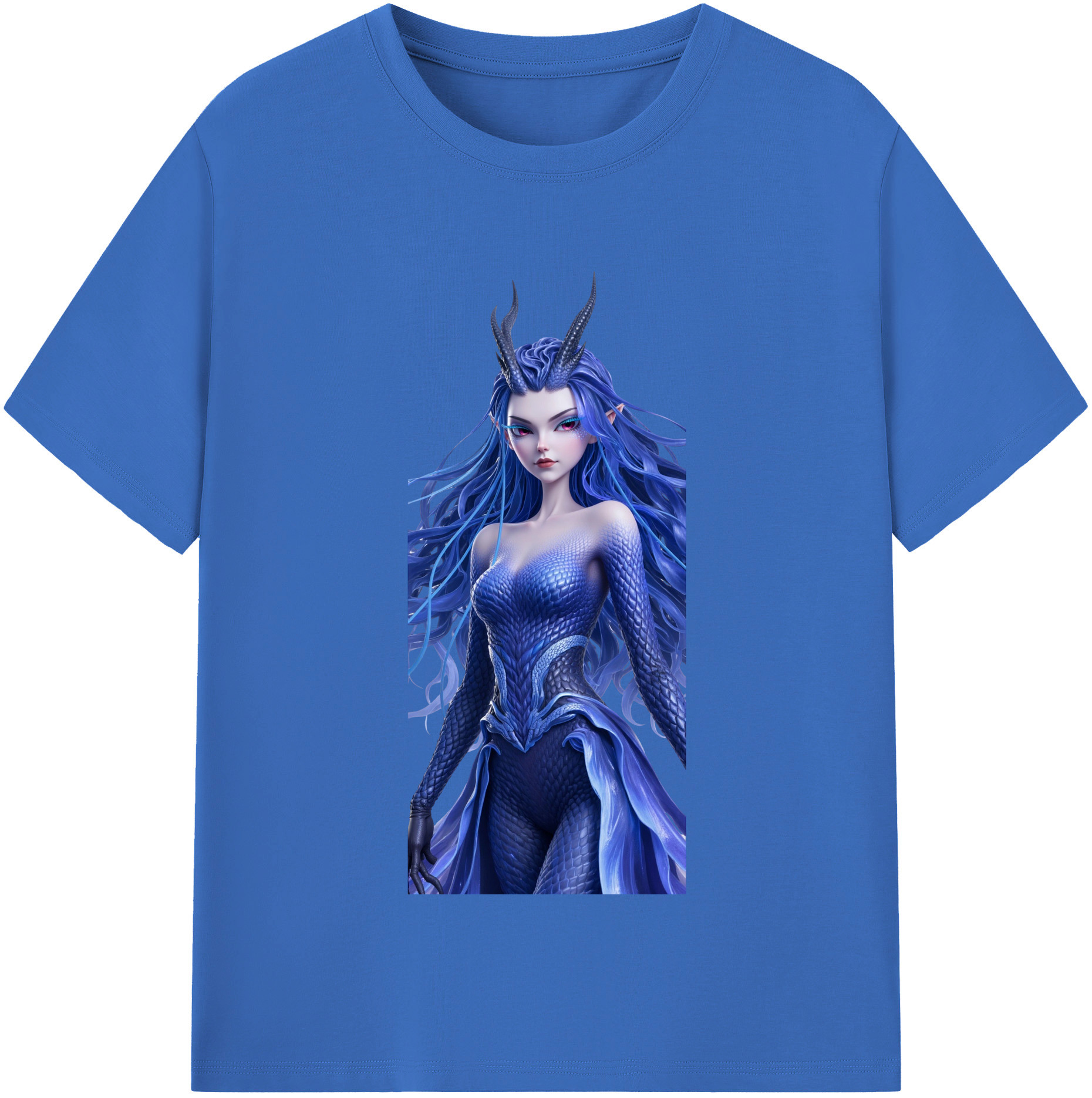 （画像用） Ne Zha 2 ナタ 魔童の大暴れ 綿100％半袖Tシャツ（フロントプリント）
