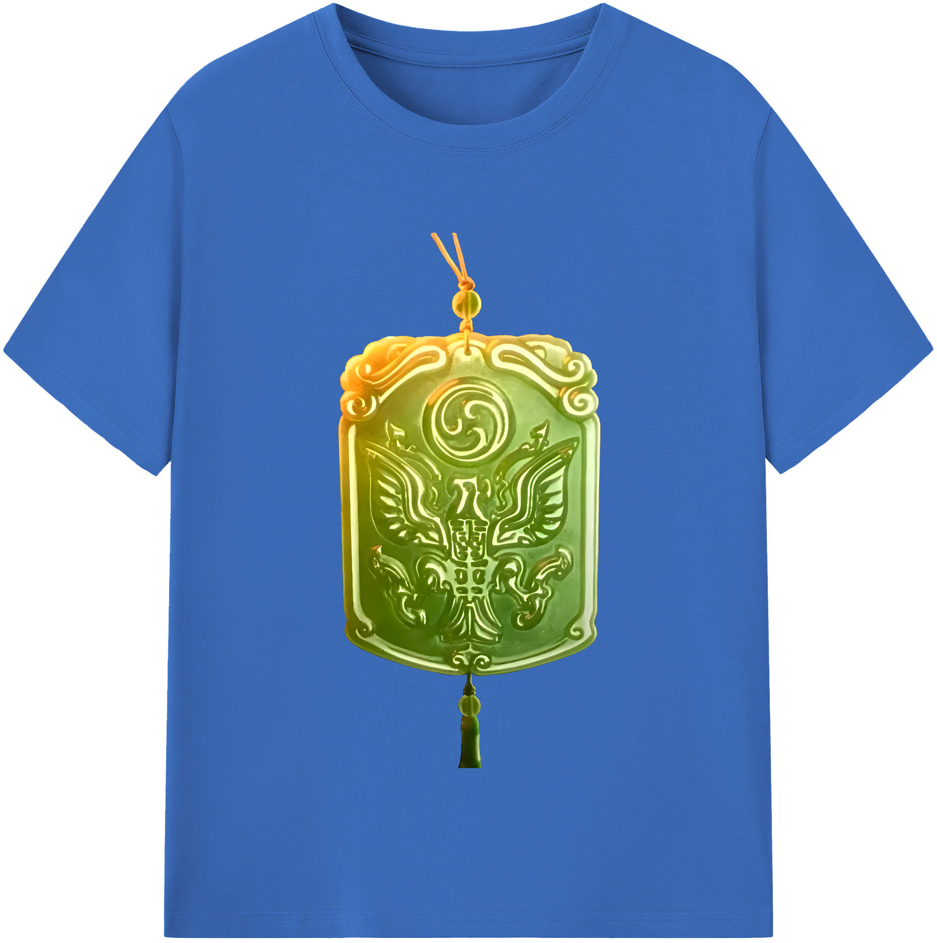 （画像用） Ne Zha 2 ナタ 魔童の大暴れ 綿100％半袖Tシャツ（フロントプリント）