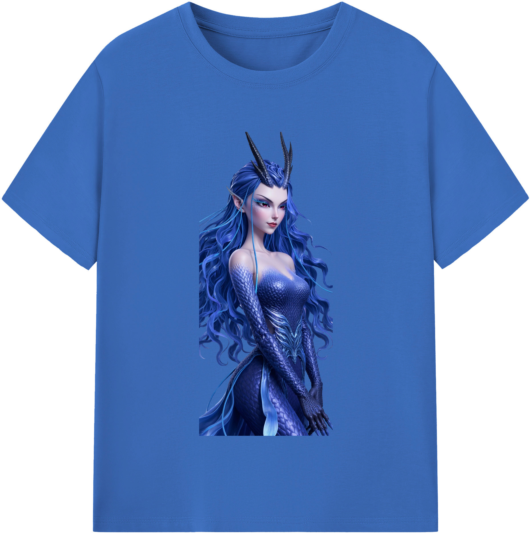 （画像用） Ne Zha 2 ナタ 魔童の大暴れ 綿100％半袖Tシャツ（フロントプリント）