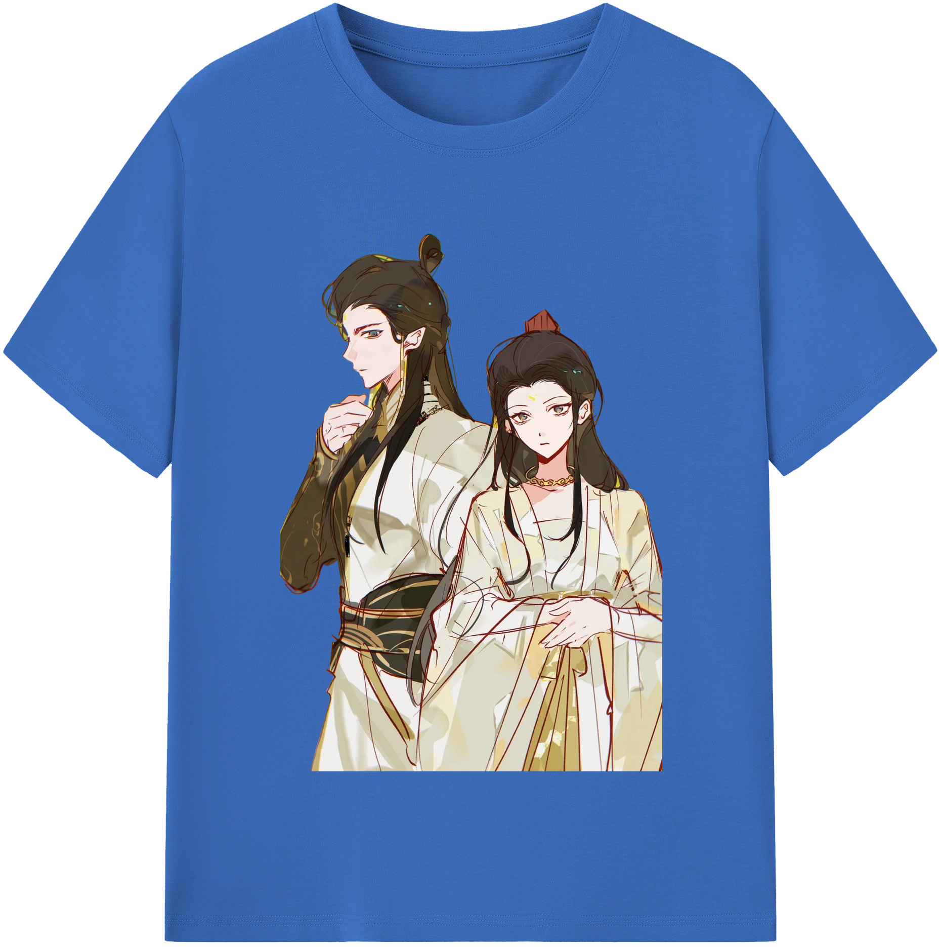 （画像用） Ne Zha 2 ナタ 魔童の大暴れ 綿100％半袖Tシャツ（フロントプリント）