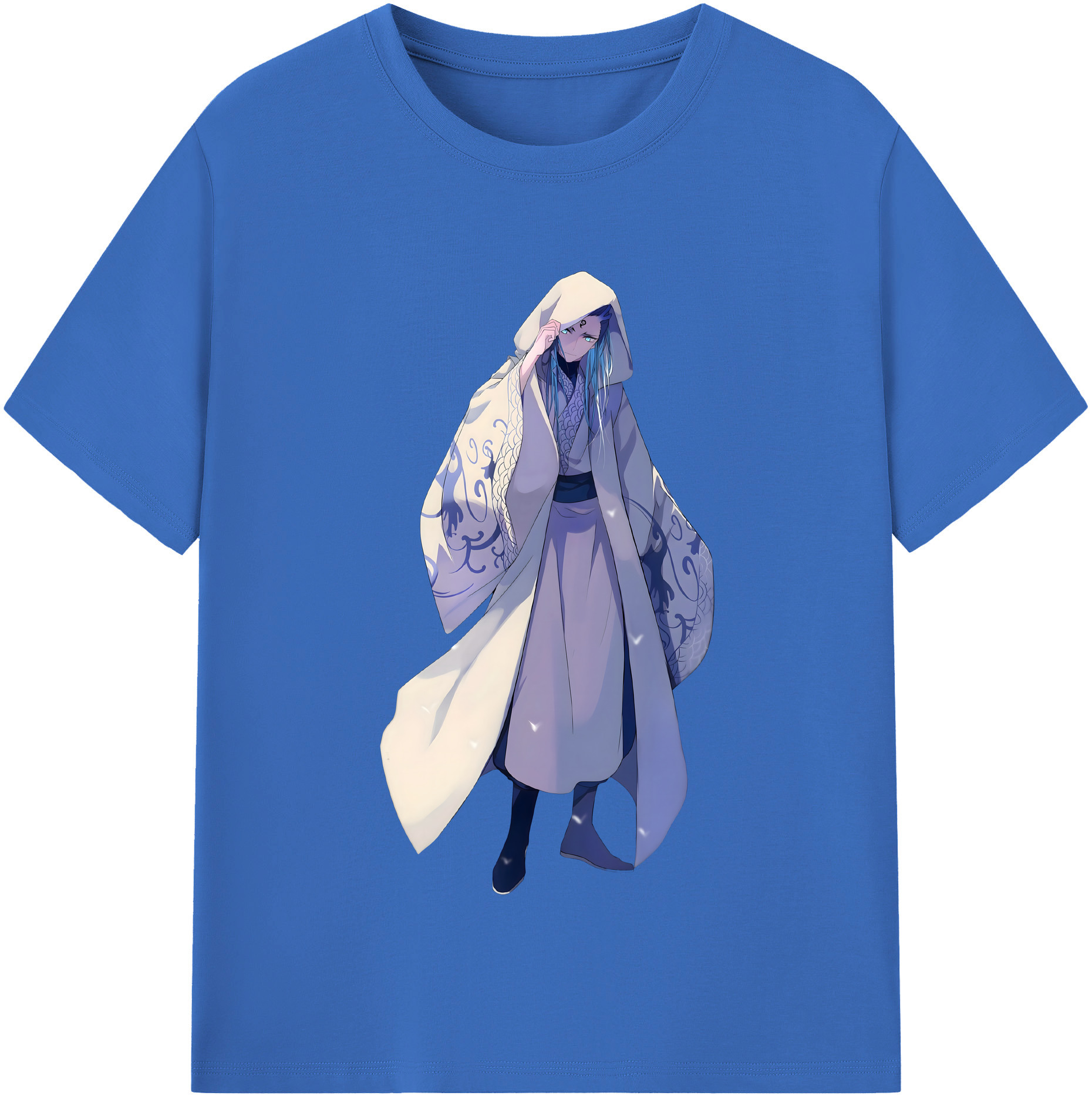 （画像用） Ne Zha 2 ナタ 魔童の大暴れ 綿100％半袖Tシャツ（フロントプリント）
