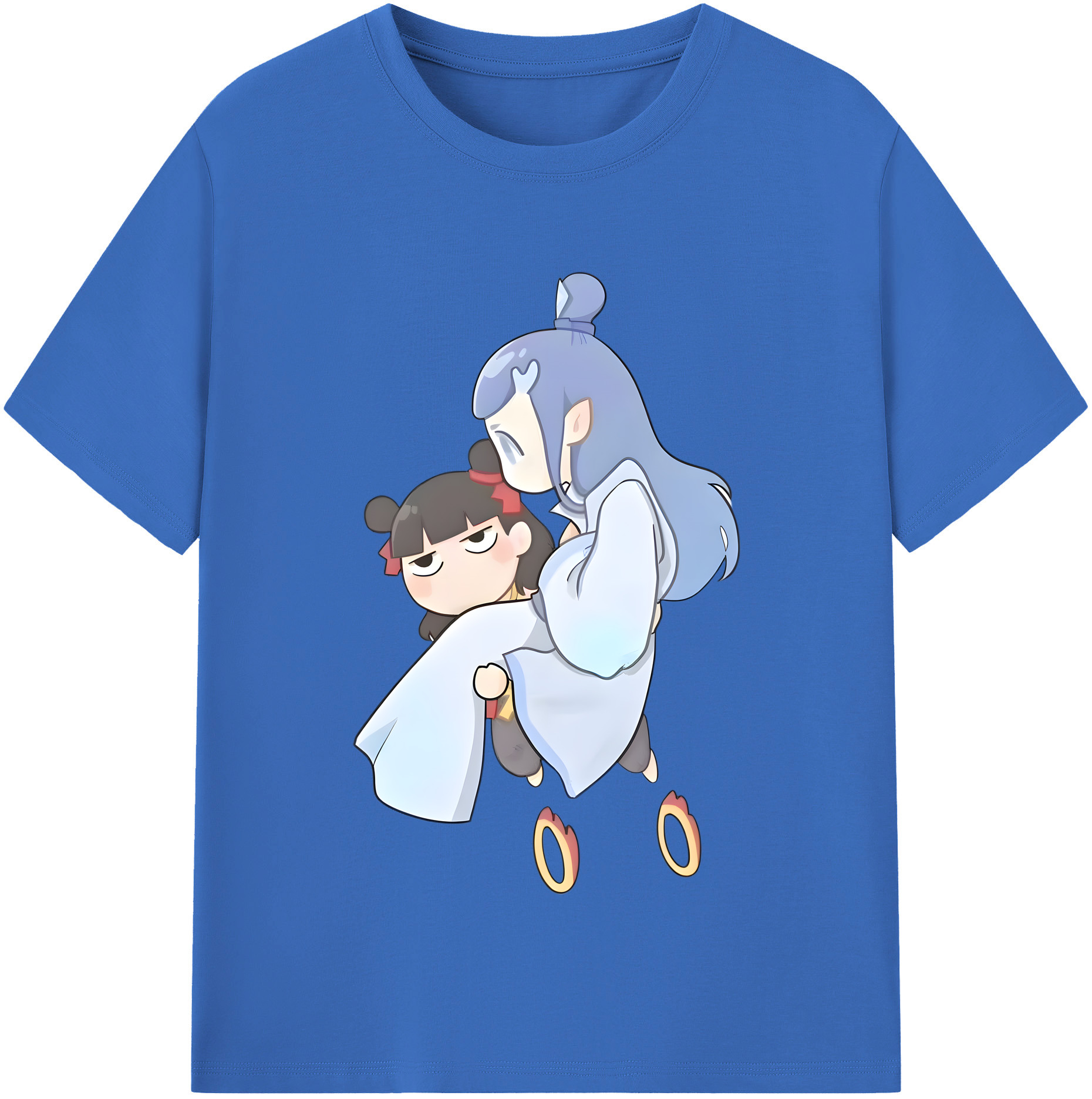 （画像用） Ne Zha 2 ナタ 魔童の大暴れ 綿100％半袖Tシャツ（フロントプリント）