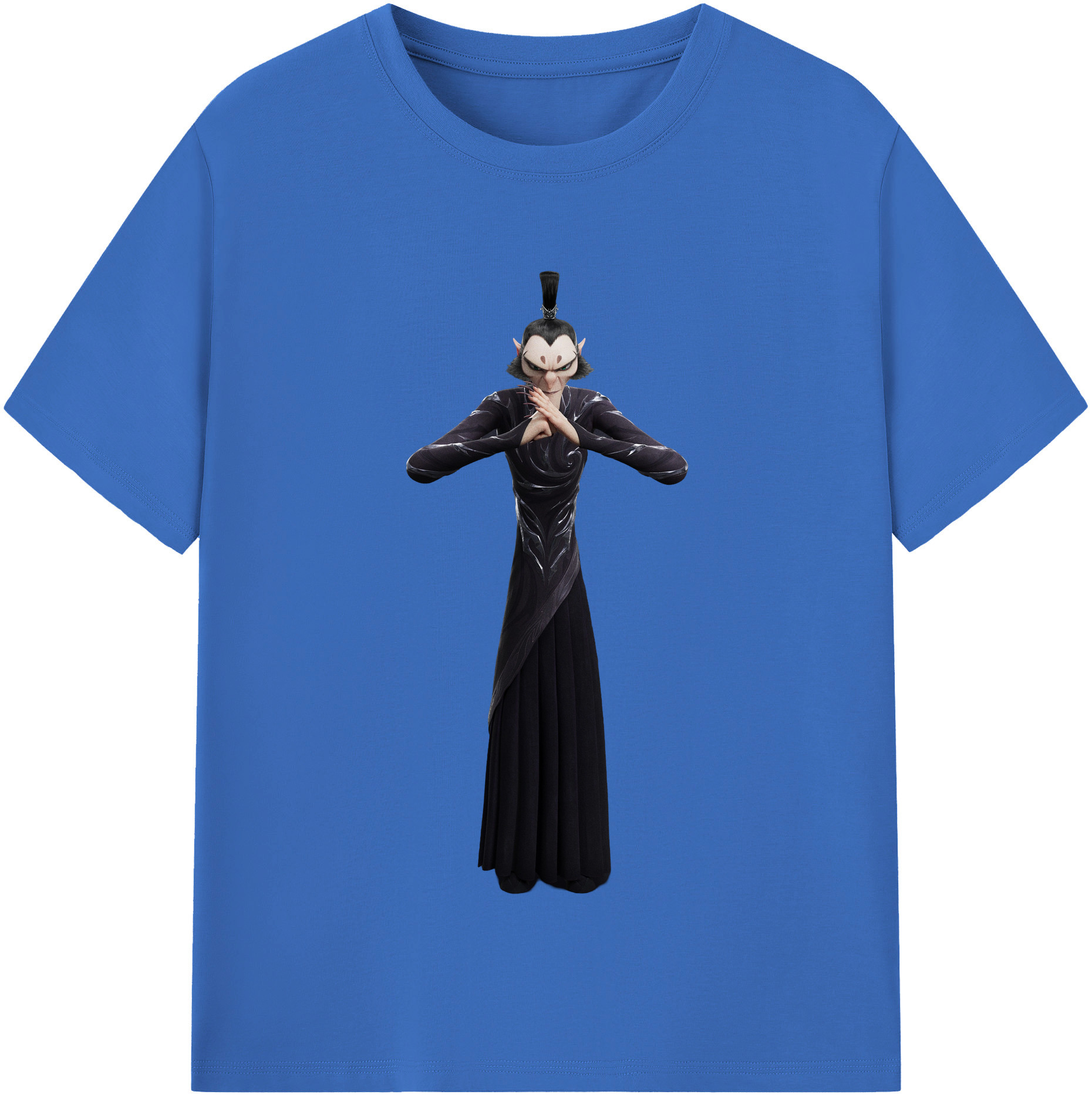 （画像用） Ne Zha 2 ナタ 魔童の大暴れ 綿100％半袖Tシャツ（フロントプリント）