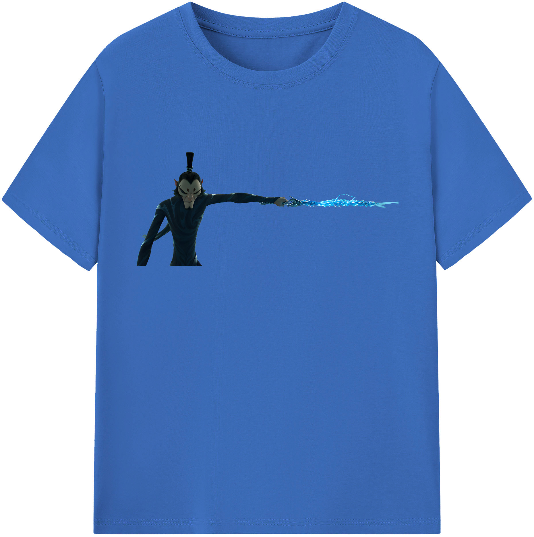 （画像用） Ne Zha 2 ナタ 魔童の大暴れ 綿100％半袖Tシャツ（フロントプリント）