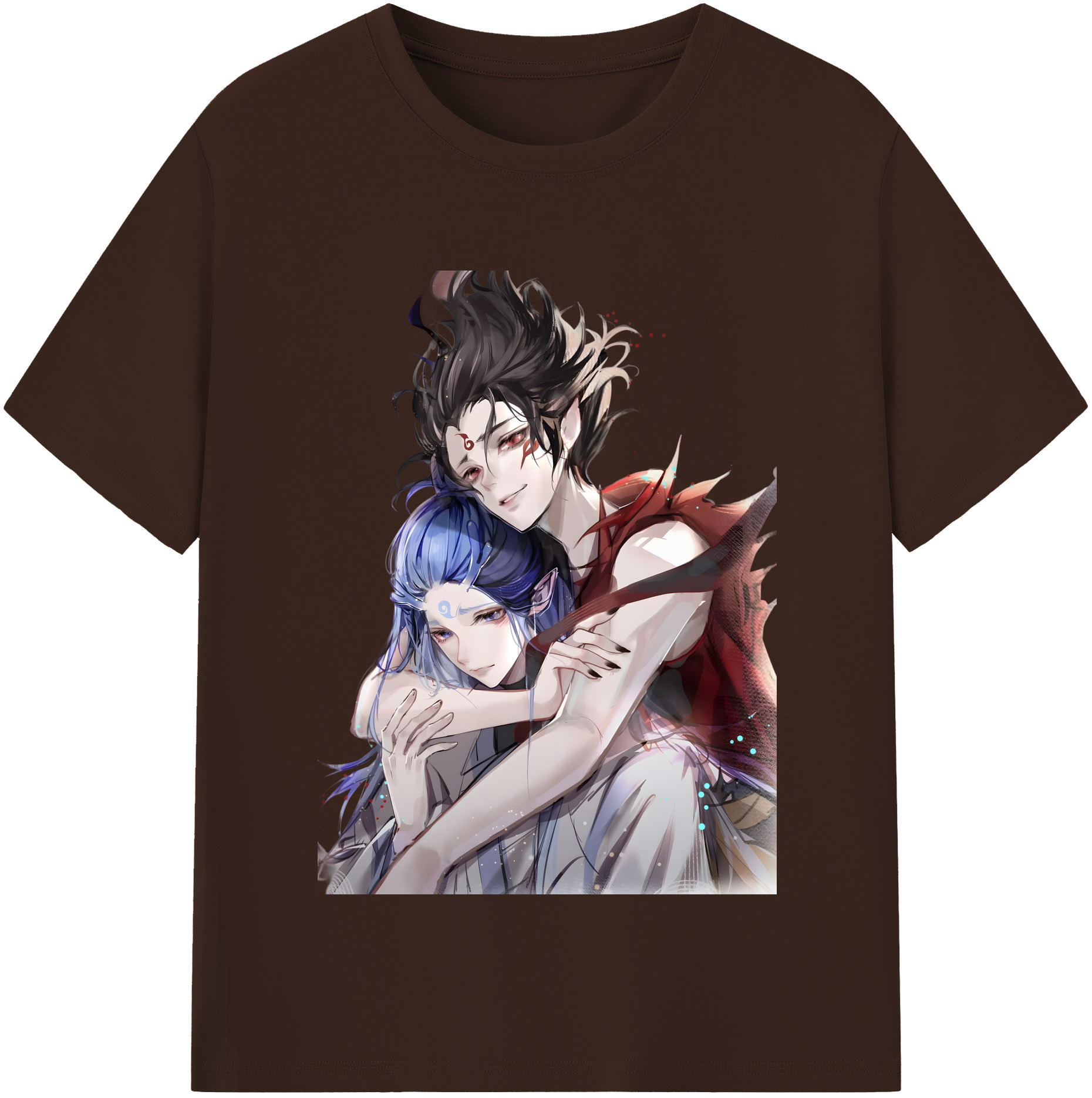 （画像用） Ne Zha 2 ナタ 魔童の大暴れ 綿100％半袖Tシャツ（フロントプリント）