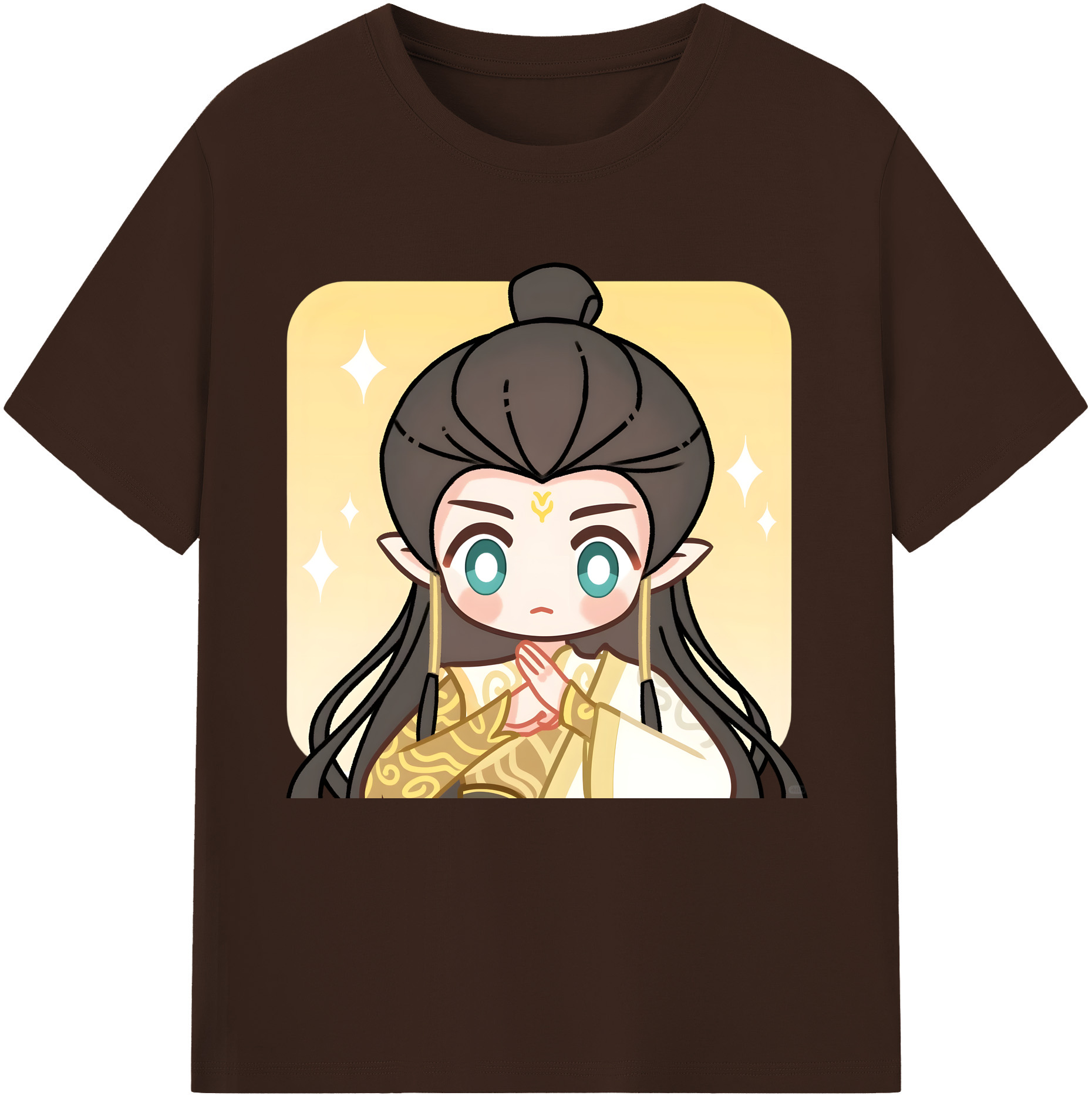 （画像用） Ne Zha 2 ナタ 魔童の大暴れ 綿100％半袖Tシャツ（フロントプリント）