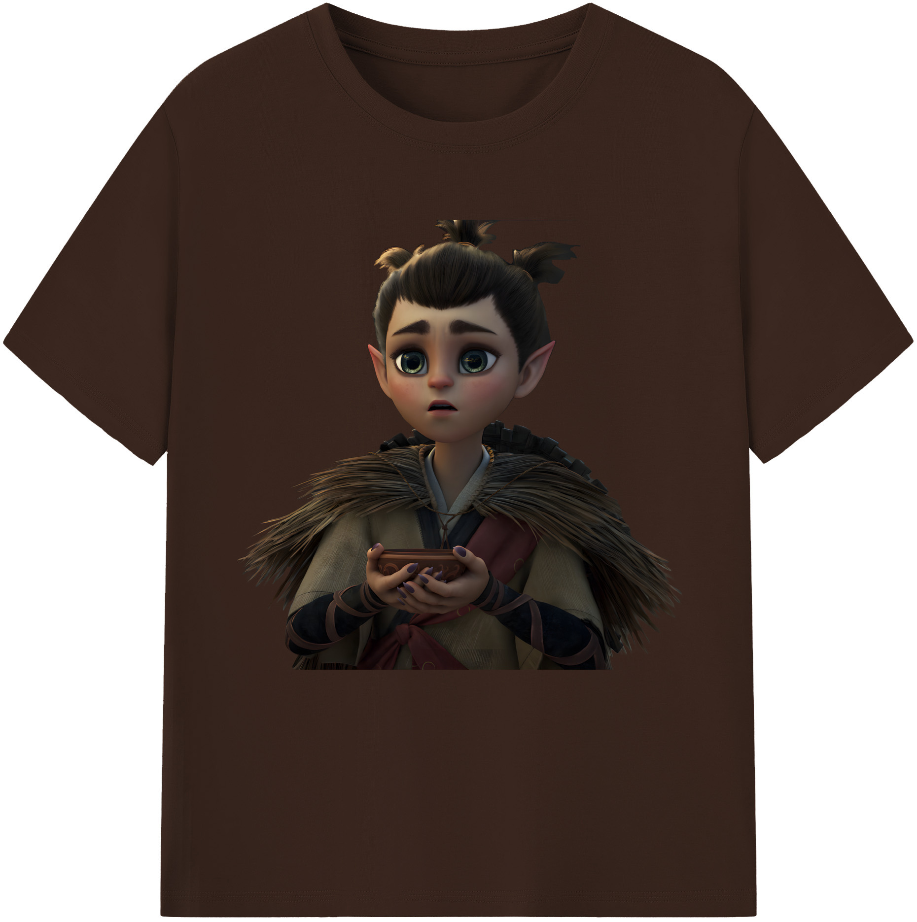 （画像用） Ne Zha 2 ナタ 魔童の大暴れ 綿100％半袖Tシャツ（フロントプリント）