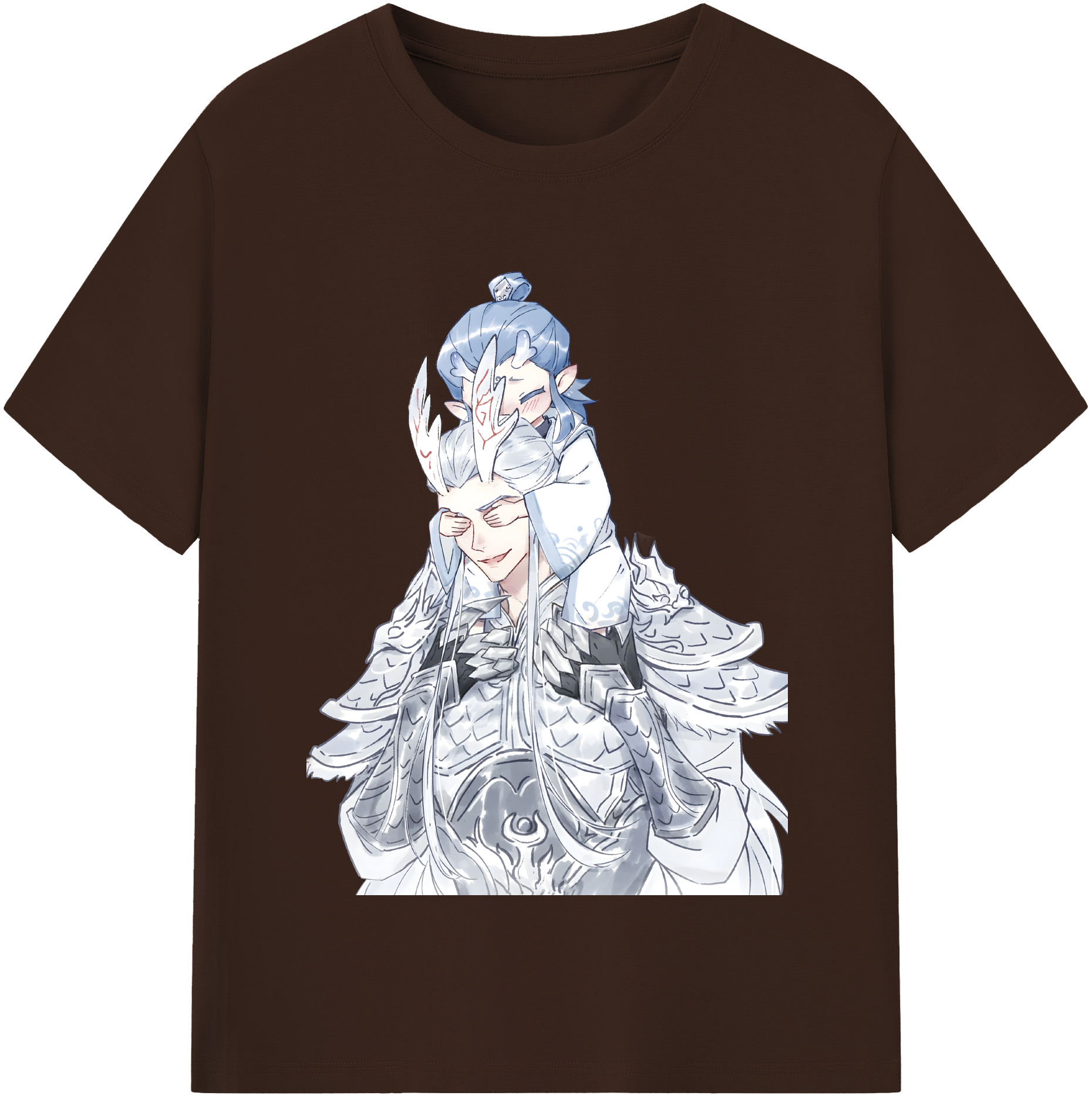 （画像用） Ne Zha 2 ナタ 魔童の大暴れ 綿100％半袖Tシャツ（フロントプリント）