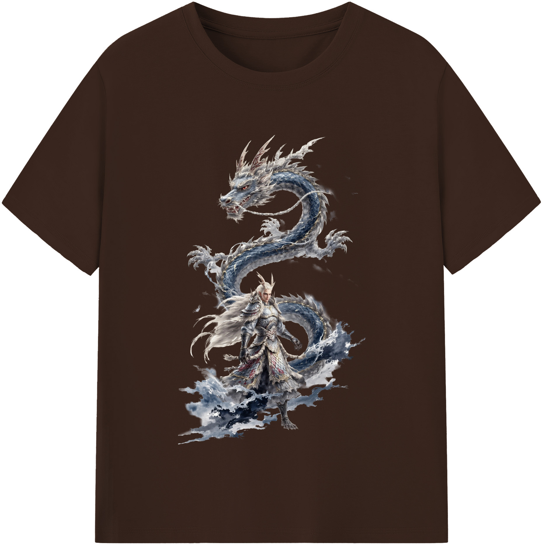 （画像用） Ne Zha 2 ナタ 魔童の大暴れ 綿100％半袖Tシャツ（フロントプリント）